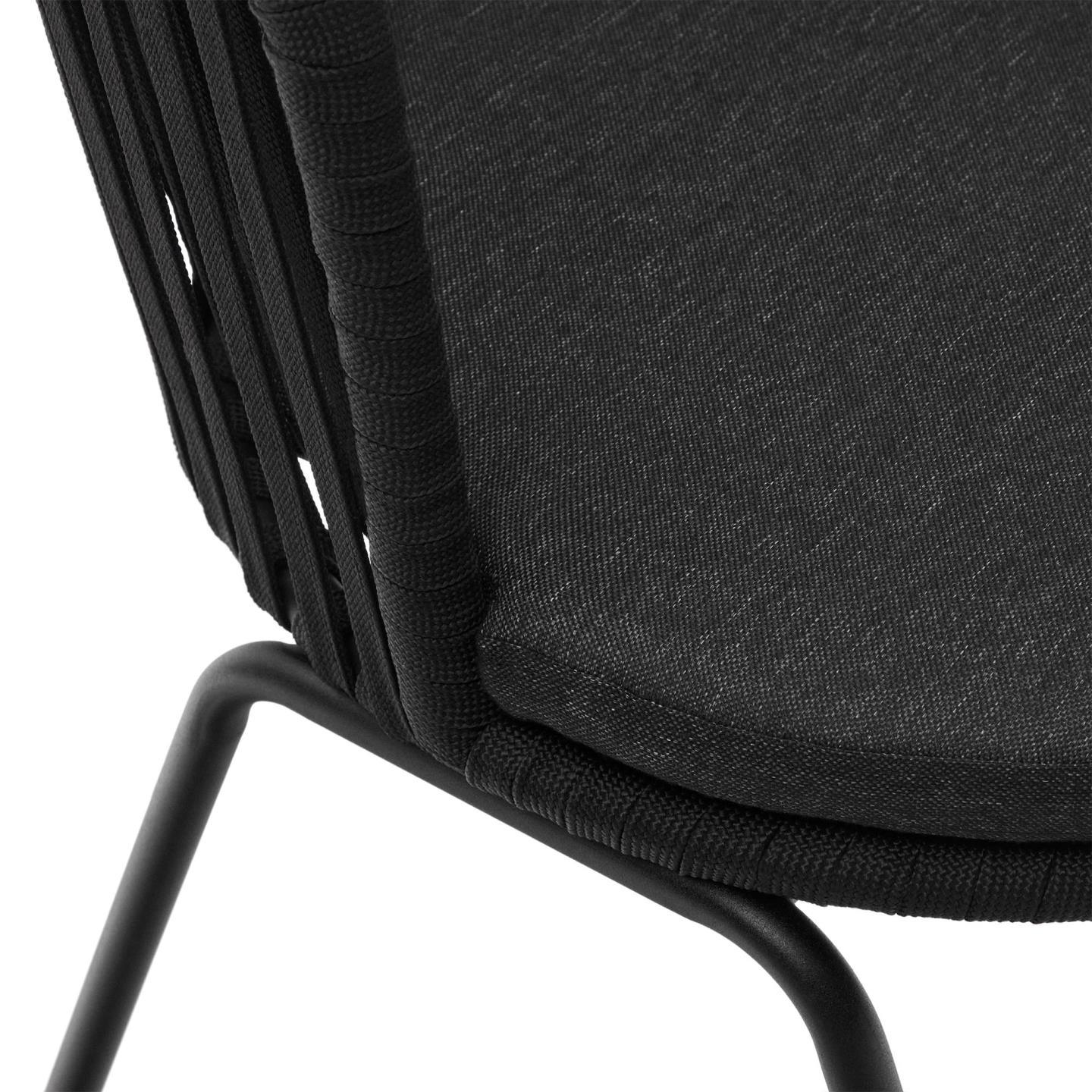 Krzesło ogrodowe SACONCA czarny La Forma Eye on Design