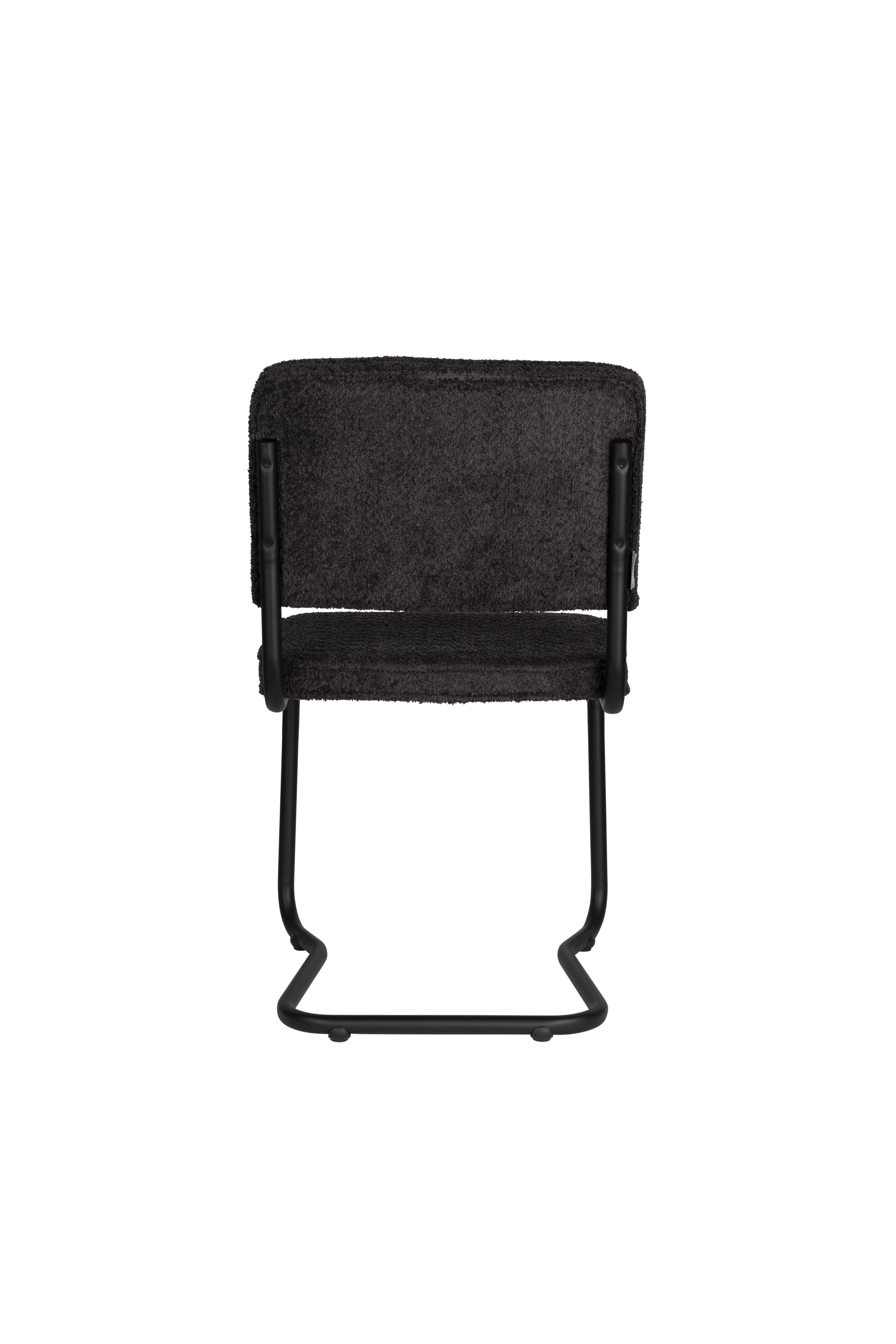 Ridge Kink Chair Soft Black Zuiver Eye on Design