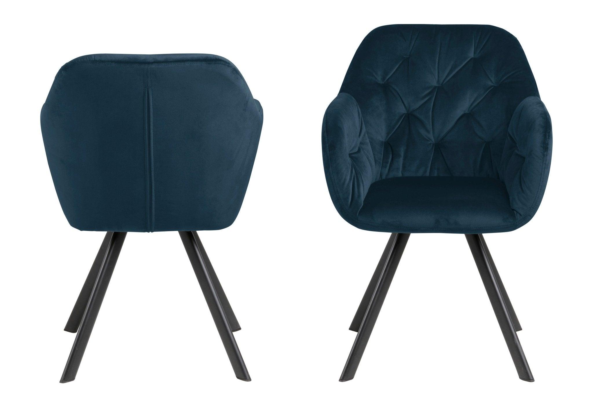 Krzesło ROSCO granatowy Home Essentials Eye on Design