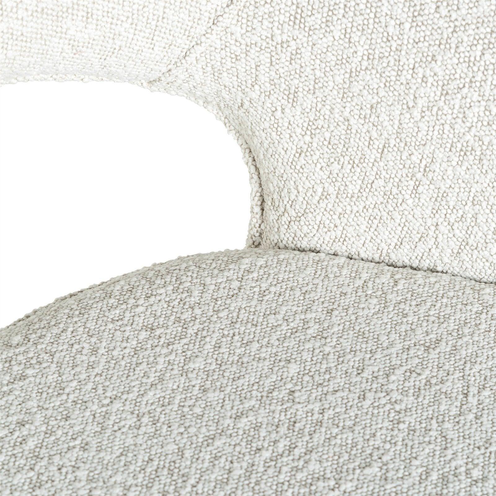 Krzesło SAVOY biały bouclé Richmond Interiors Eye on Design