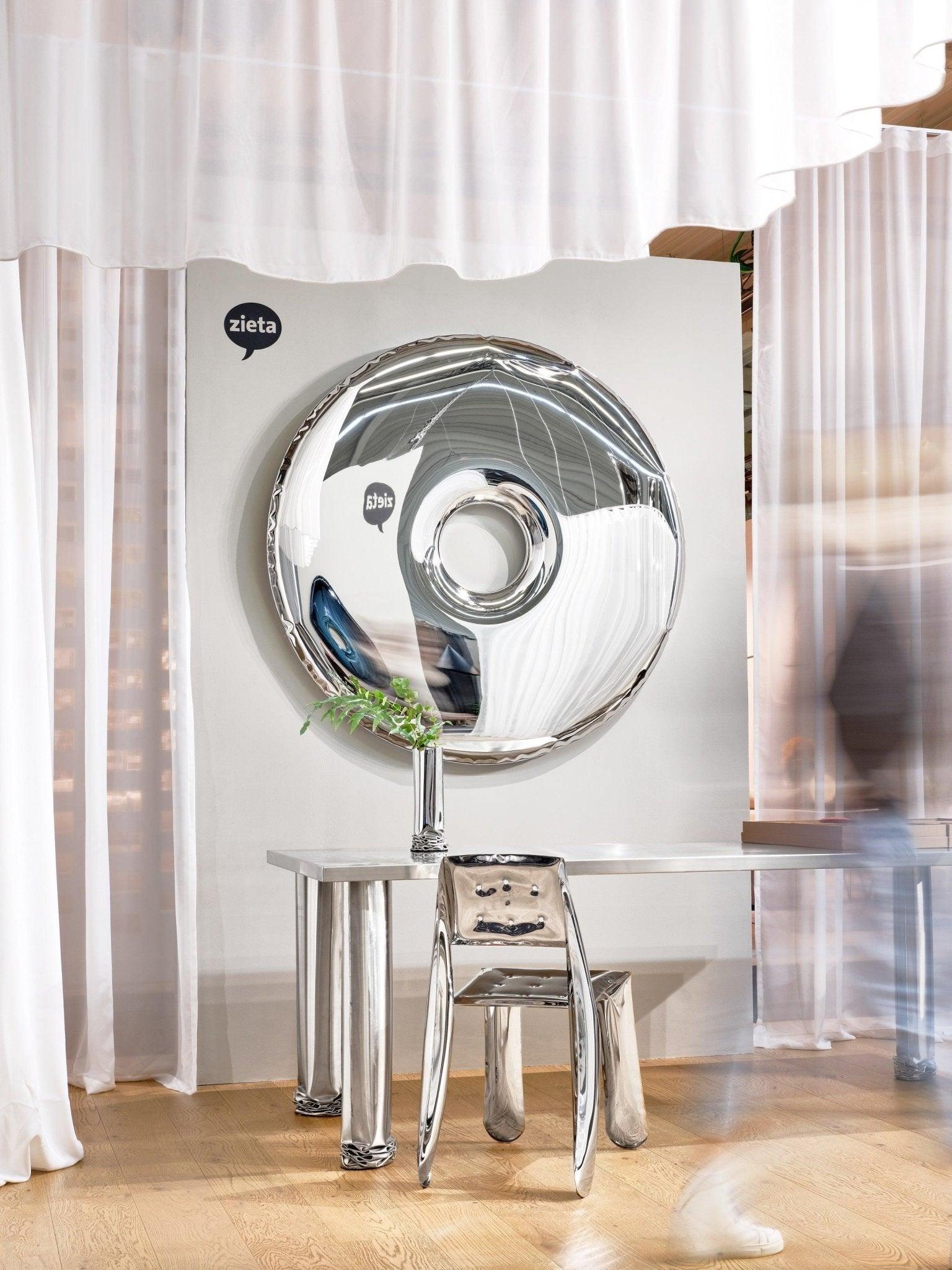 Krzesło stalowe CHIPPENSTEEL 0.5 inox Zieta Studio Eye on Design