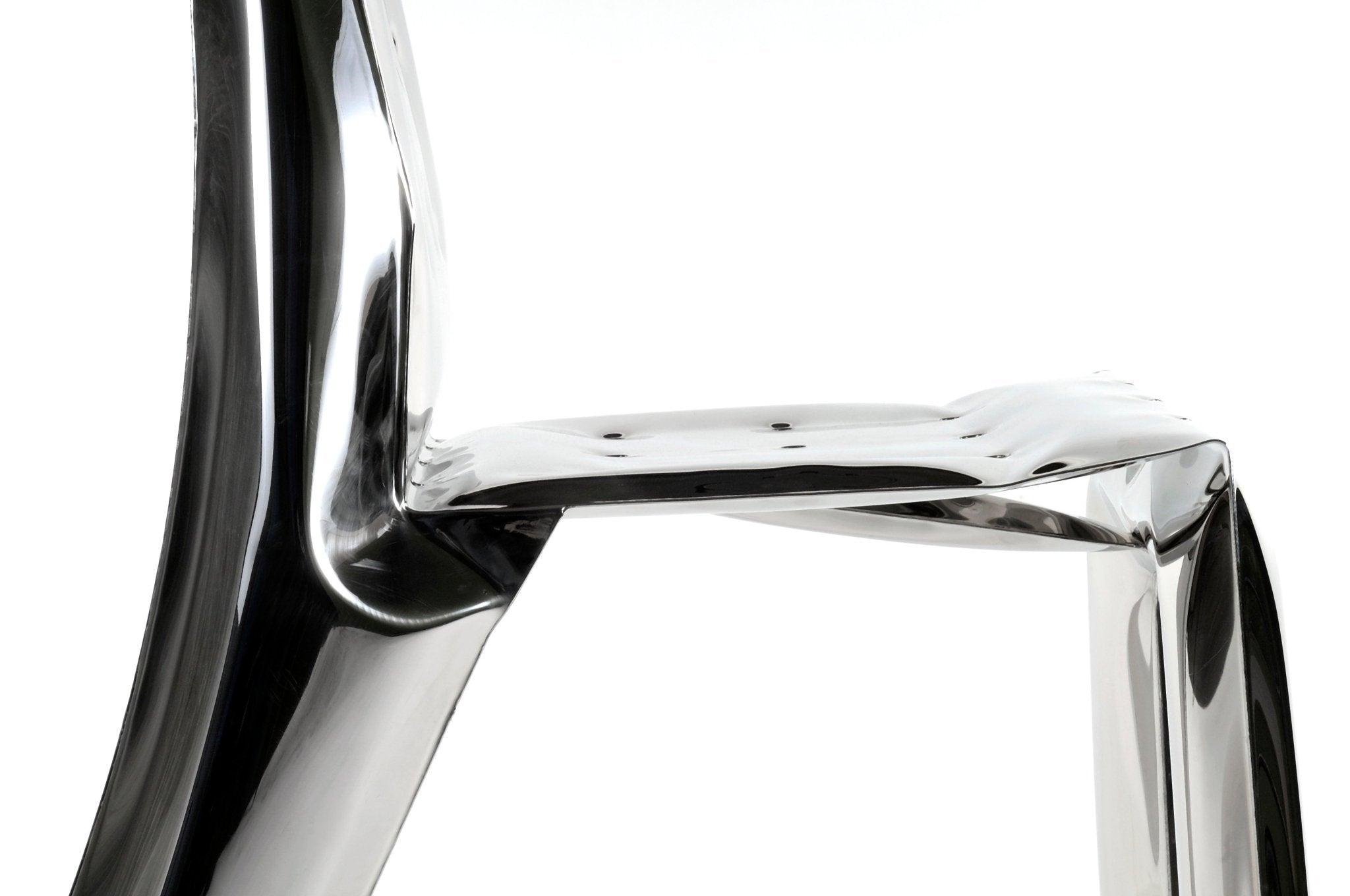Krzesło stalowe CHIPPENSTEEL 0.5 inox Zieta Studio Eye on Design