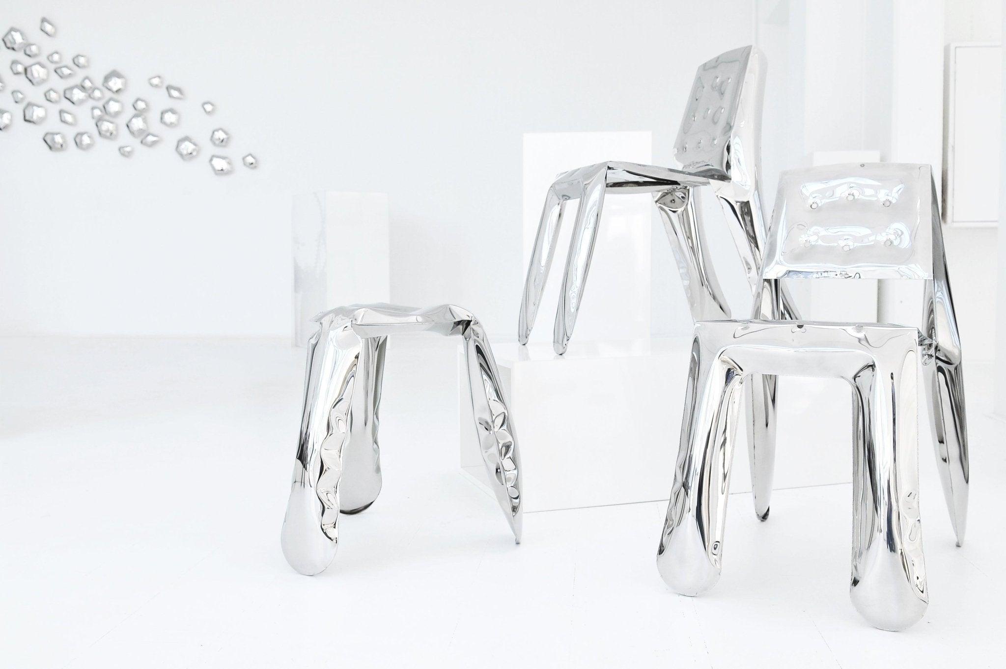 Krzesło stalowe CHIPPENSTEEL 1.0 inox Zieta Studio Eye on Design