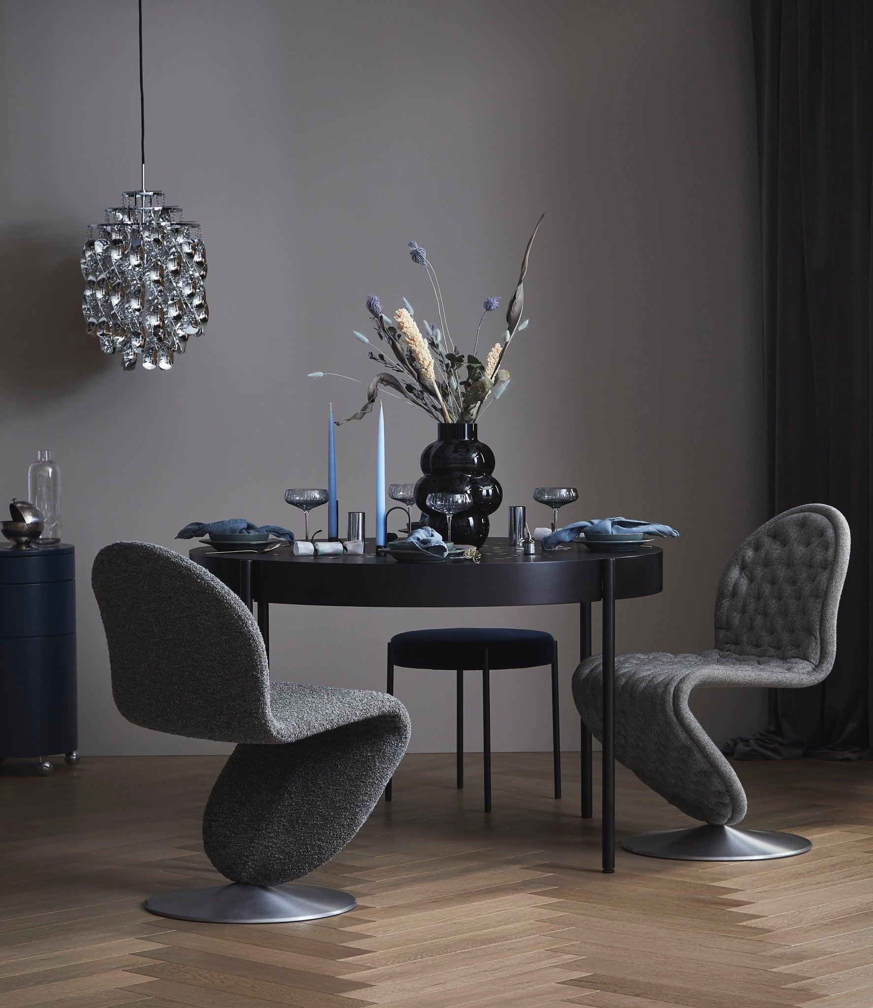 Krzesło SYSTEM 1-2-3 DELUXE z okrągłą podstawą Verpan Eye on Design