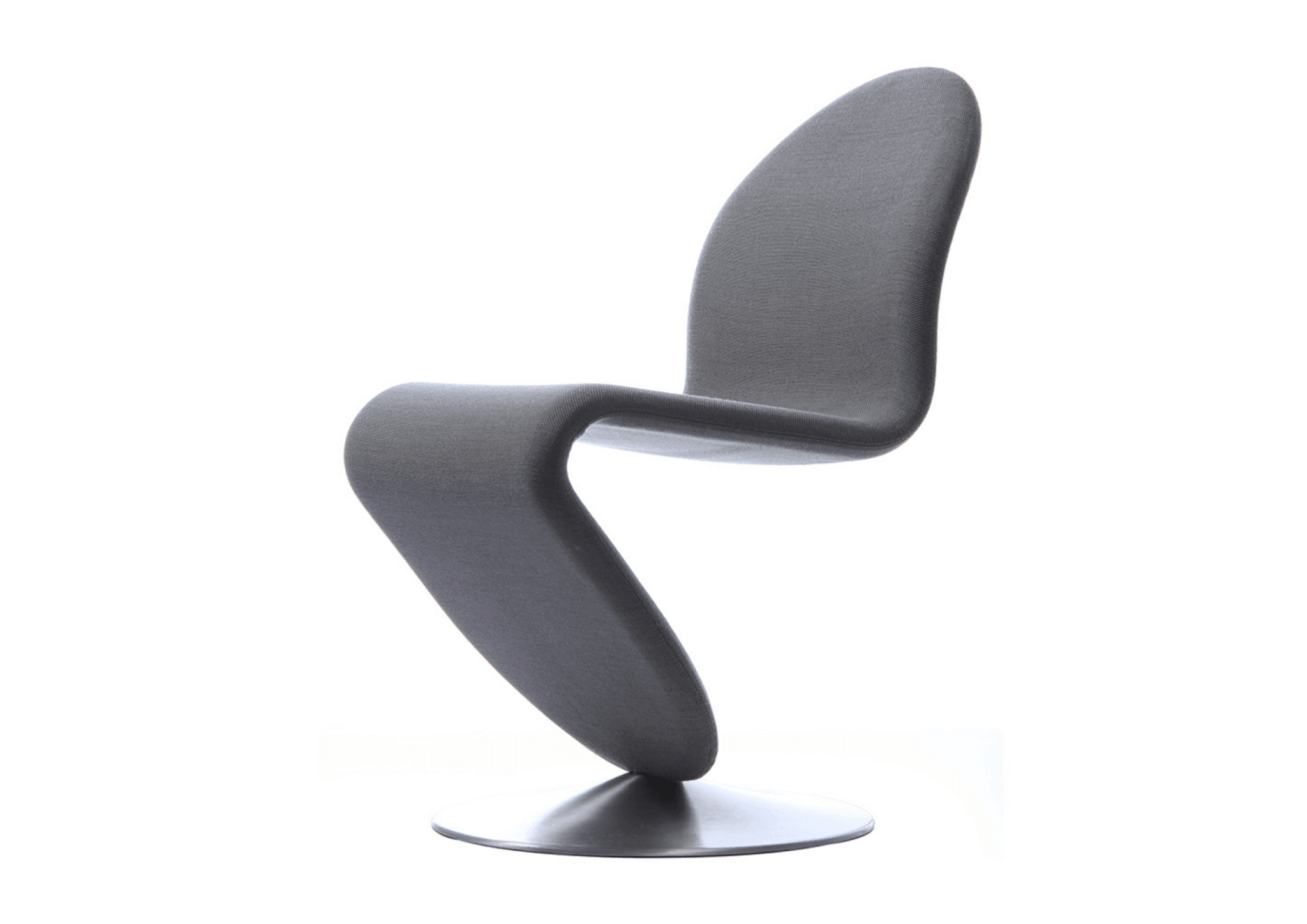 Krzesło SYSTEM 1-2-3 STANDARD z okrągłą podstawą Verpan Eye on Design