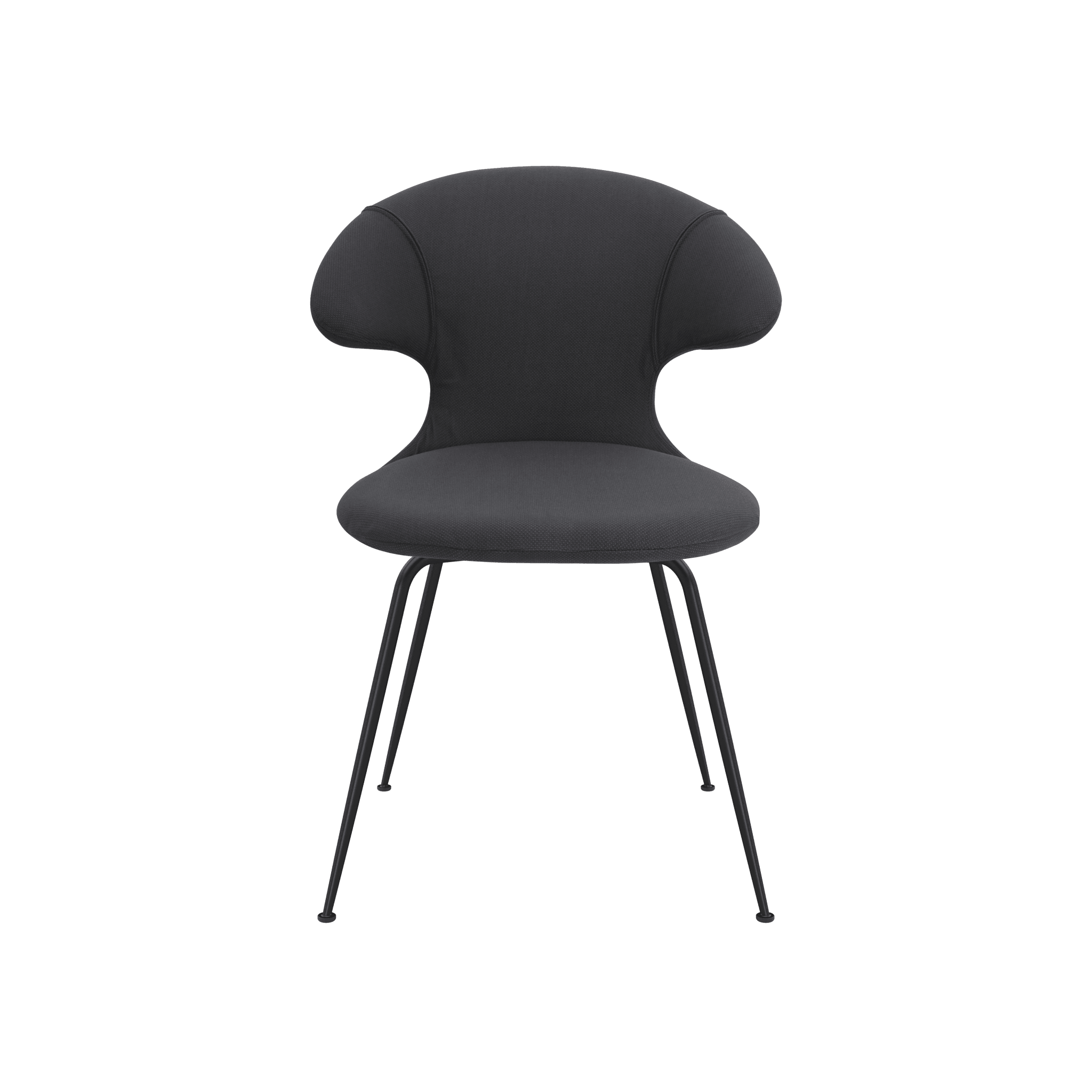 Krzesło TIME FLIES antracytowy z czarną podstawą UMAGE Eye on Design