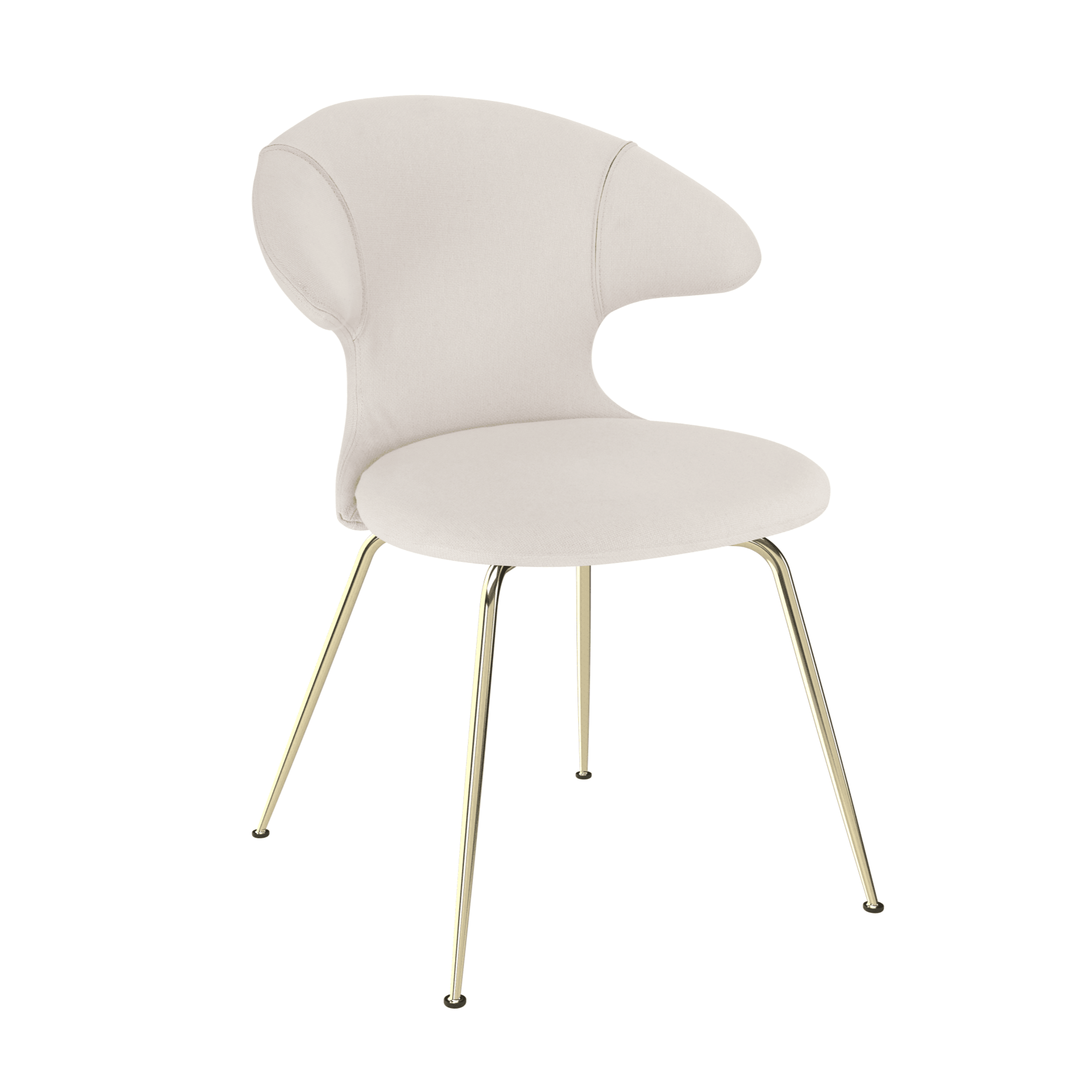 Krzesło TIME FLIES beżowy ze złotą podstawą UMAGE Eye on Design