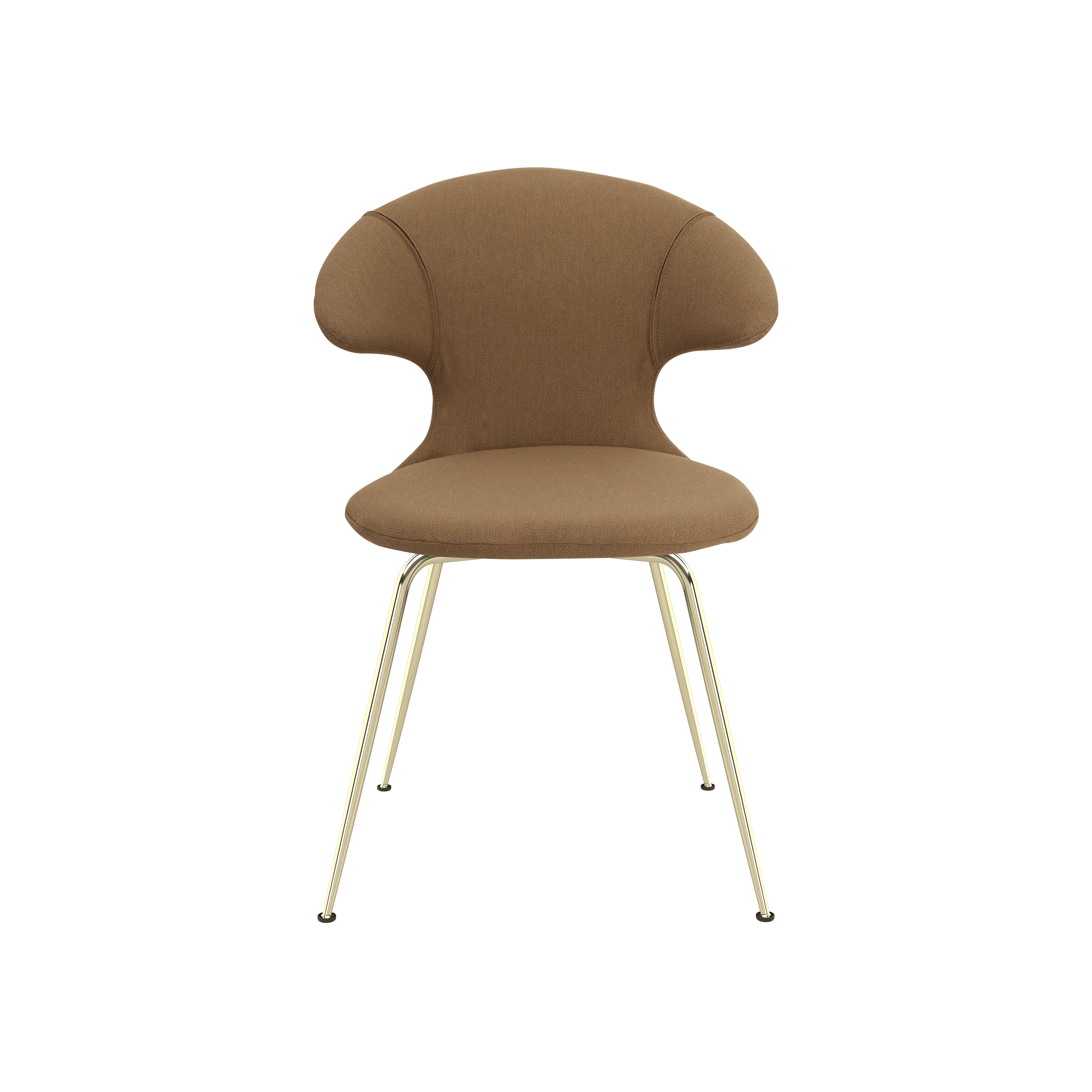 Krzesło TIME FLIES cynamonowy ze złotą podstawą UMAGE Eye on Design