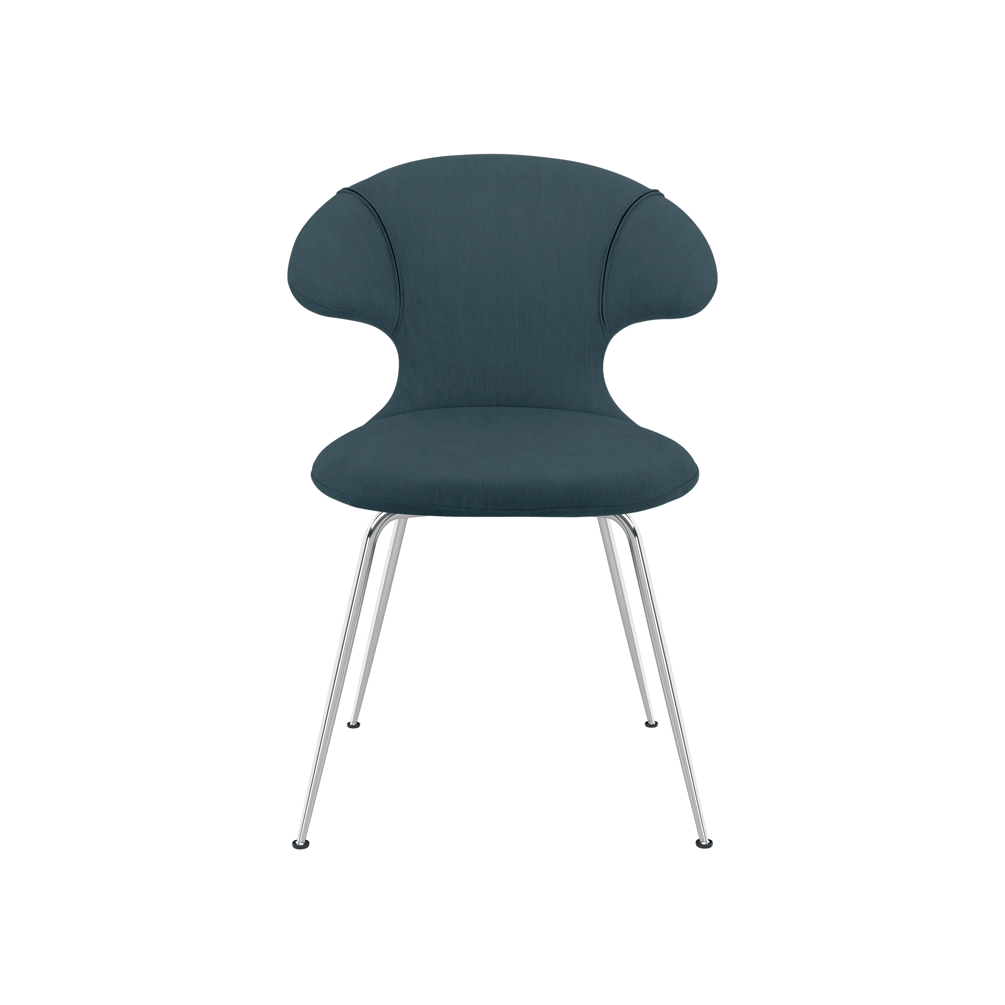 Krzesło TIME FLIES granatowy ze srebrną podstawą UMAGE Eye on Design