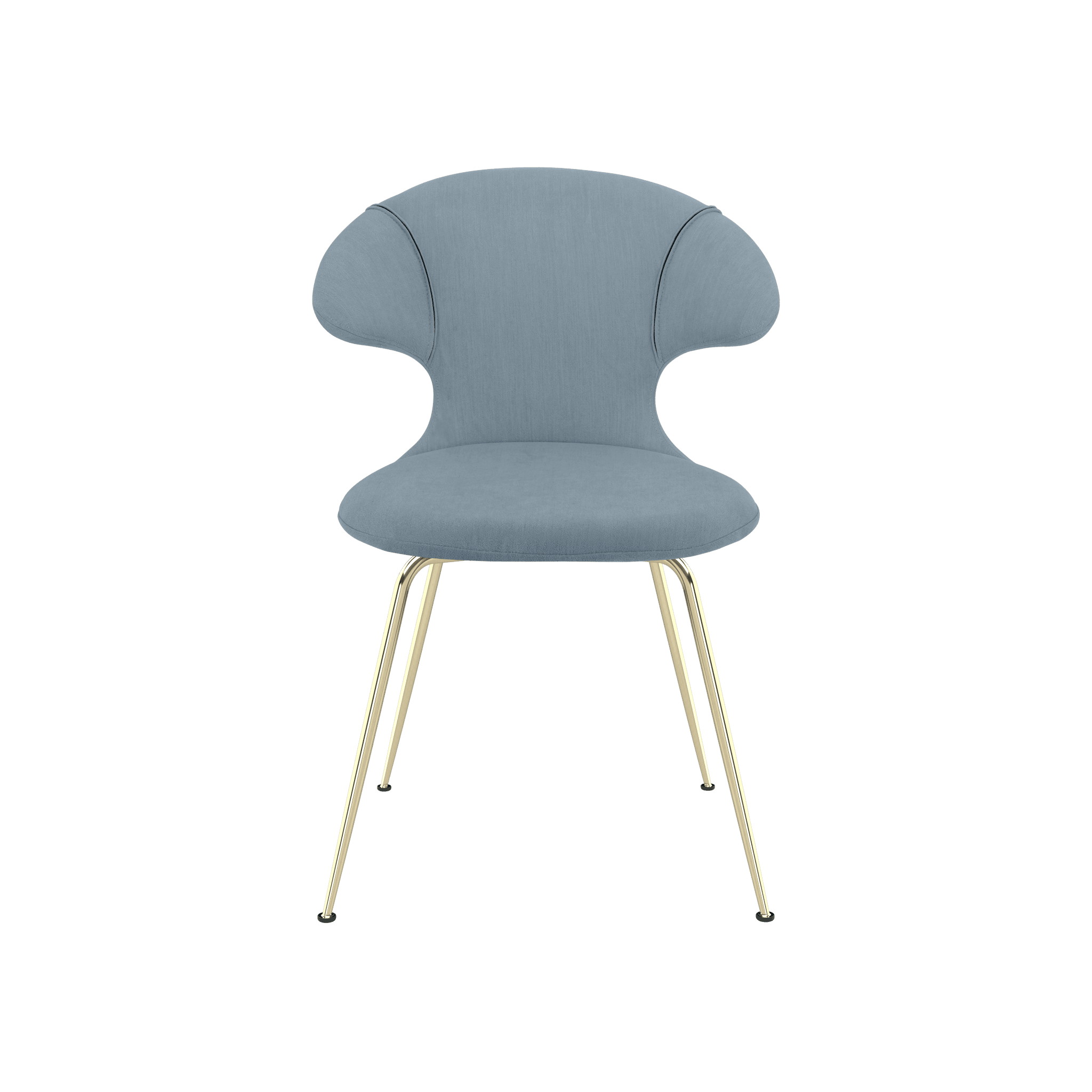Krzesło TIME FLIES niebieski ze złotą podstawą UMAGE Eye on Design