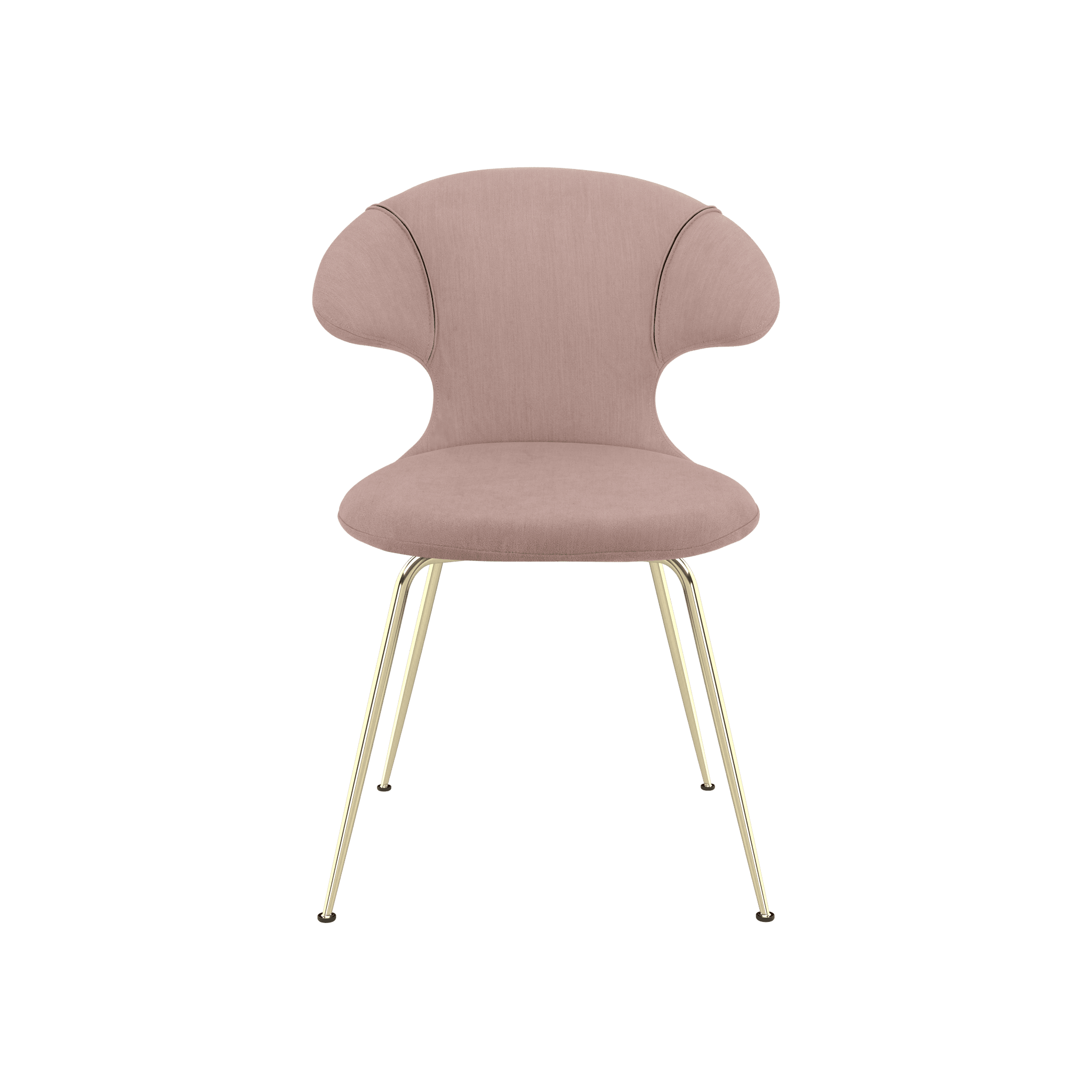 Krzesło TIME FLIES pudrowy róż ze złotą podstawą UMAGE Eye on Design