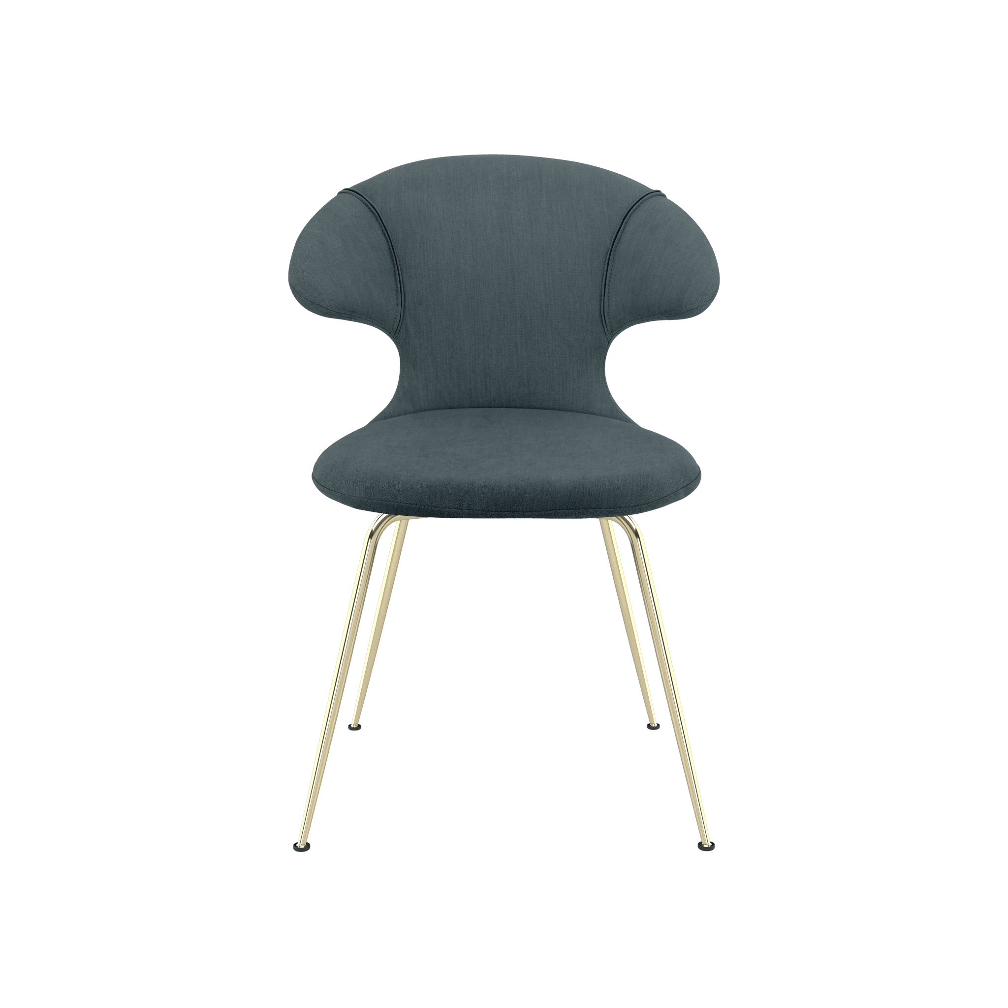 Krzesło TIME FLIES stalowy ze złotą podstawą UMAGE Eye on Design