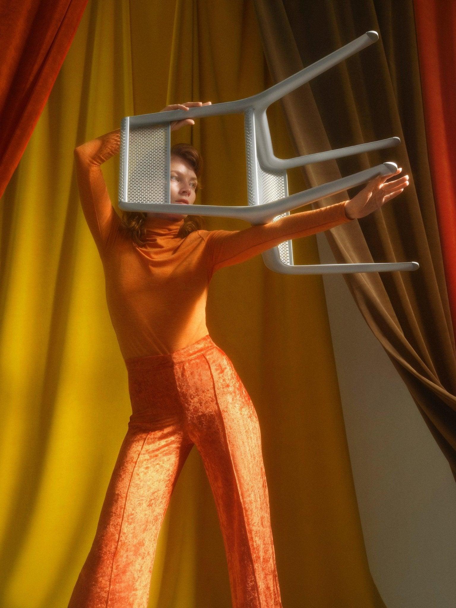 Krzesło ULTRALEGGERA anodowy naturalny Zieta Studio Eye on Design