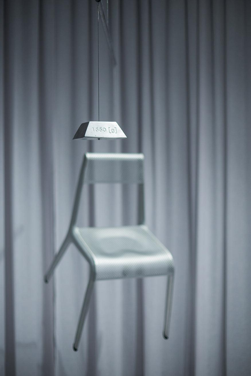 Krzesło ULTRALEGGERA anodowy naturalny Zieta Studio Eye on Design