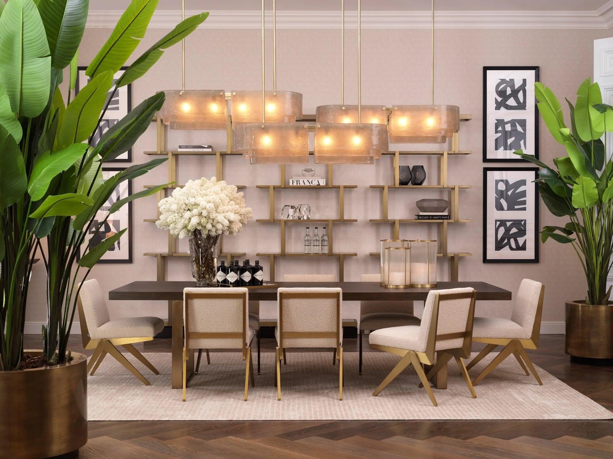 Krzesło w tkaninie boucle FICO kremowy Eichholtz Eye on Design