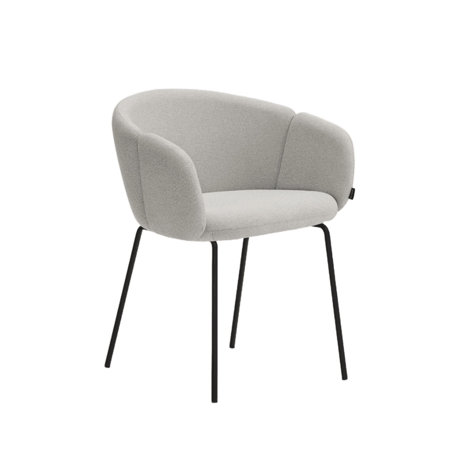 Krzesło z podłokietnikami ADD szary Teulat Eye on Design
