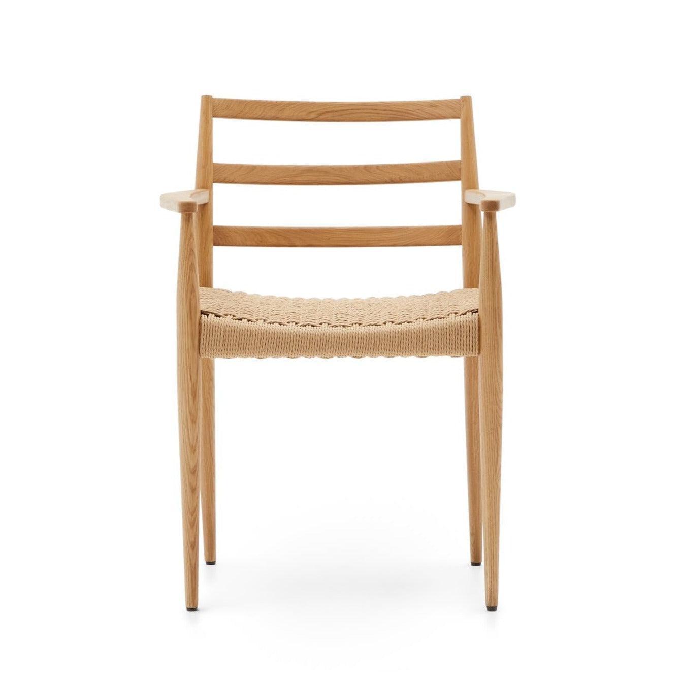 Krzesło z podłokietnikami ANALY lite drewno dębowe La Forma Eye on Design
