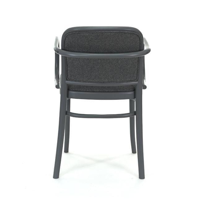 Krzesło z podłokietnikami tapicerowane B-811 drewno bukowe Fameg Eye on Design