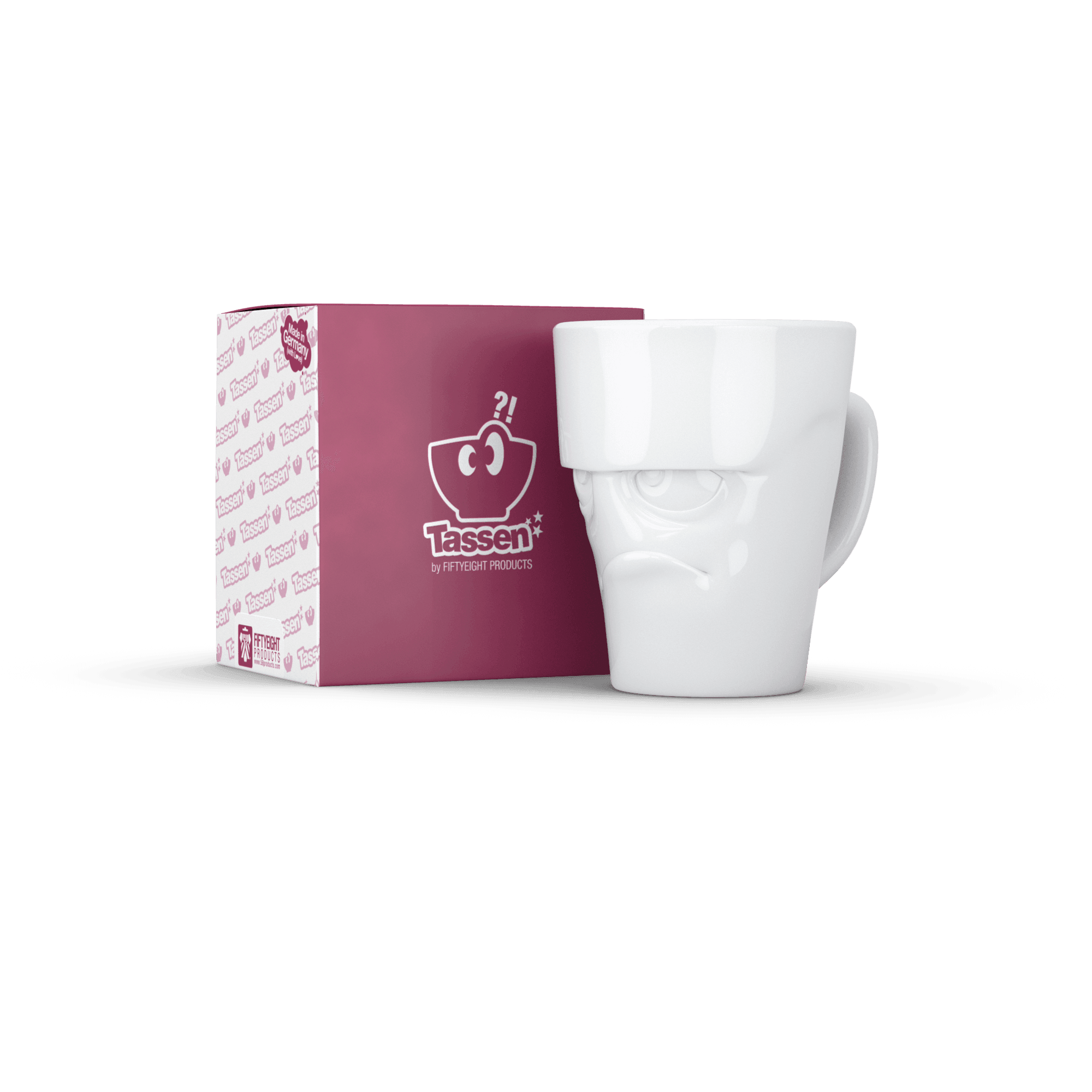 Kubek GRUMPY biały 58products Eye on Design