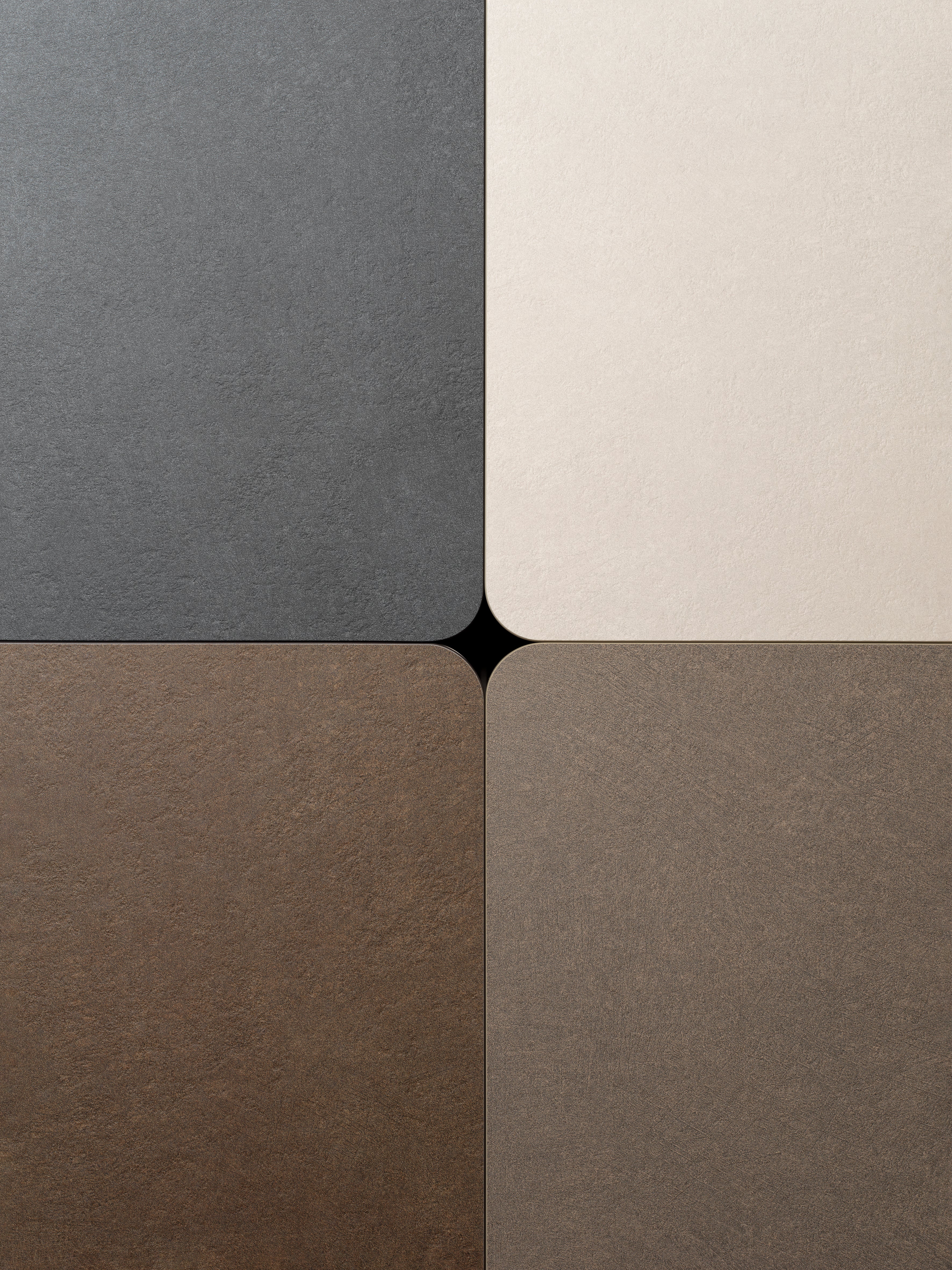 Quadratischer Außentisch PIAVE in Anthrazit