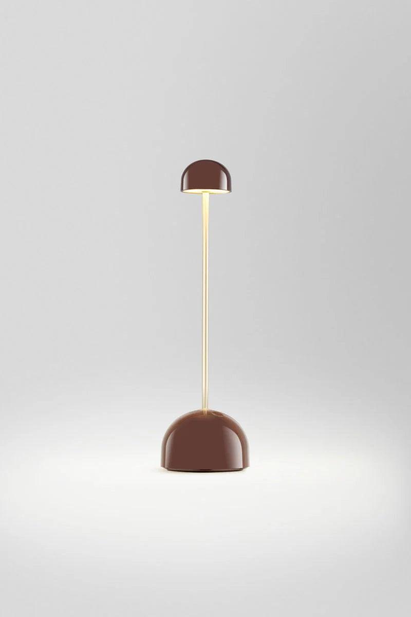 Lampa akumulatorowa SIPS brązowy ze złotym Marset Eye on Design
