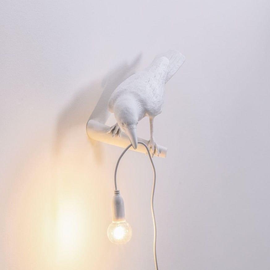 Lampa BIRD LOOKING LEFT biały Seletti Eye on Design