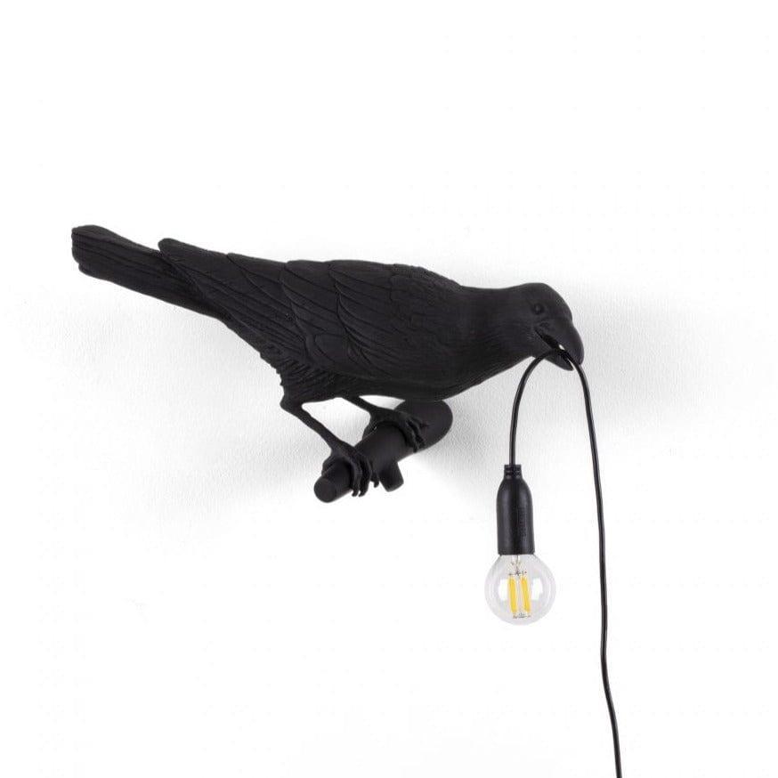 Lampa BIRD LOOKING RIGHT czarny Seletti Eye on Design