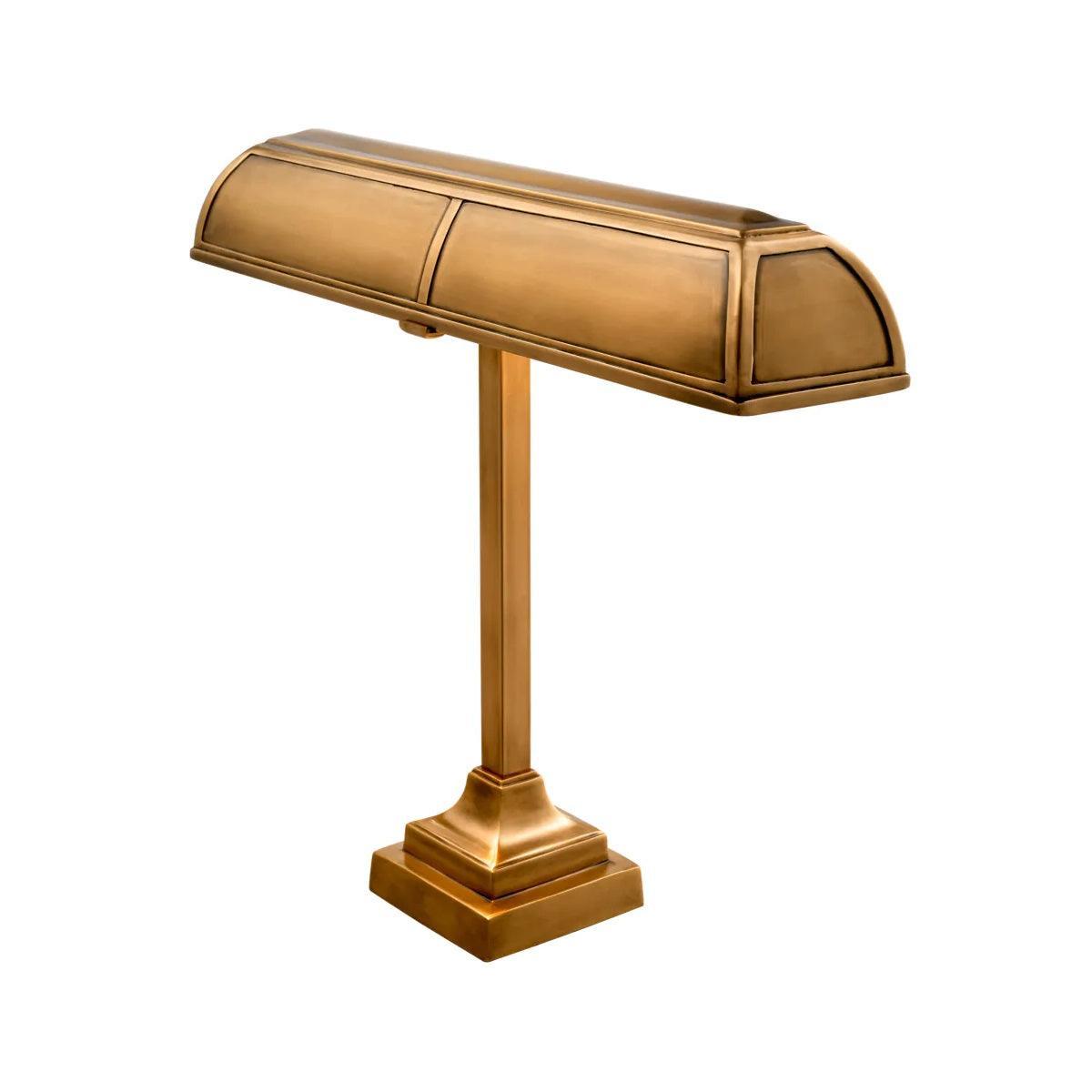 Lampa biurkowa BANKER TRUST mosiężny Eichholtz Eye on Design