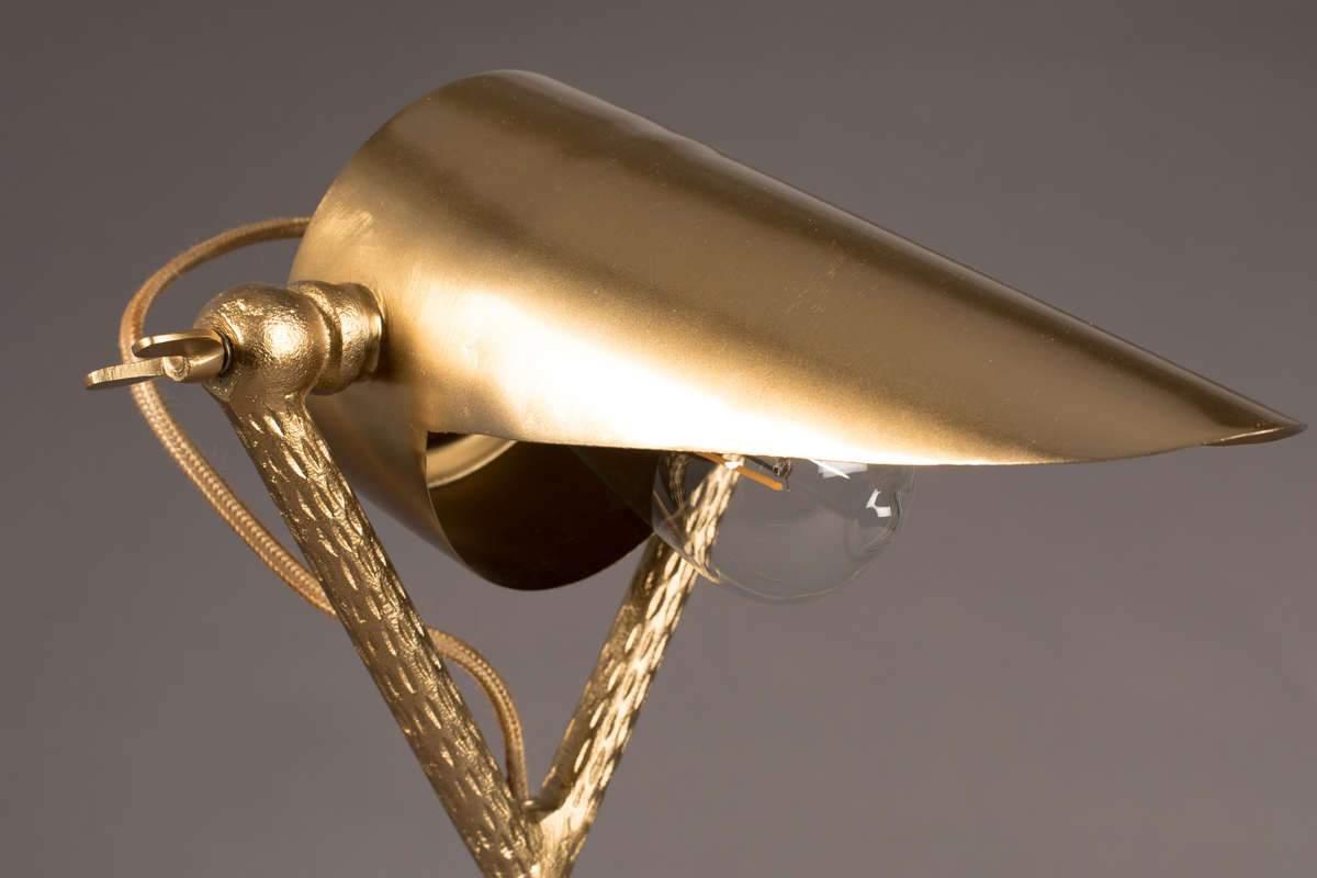 Lampa biurkowa FALCON złoty Dutchbone Eye on Design