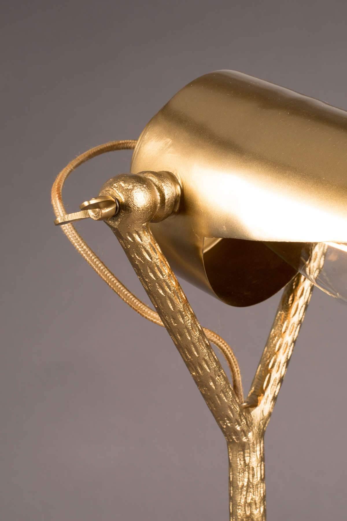 Lampa biurkowa FALCON złoty Dutchbone Eye on Design