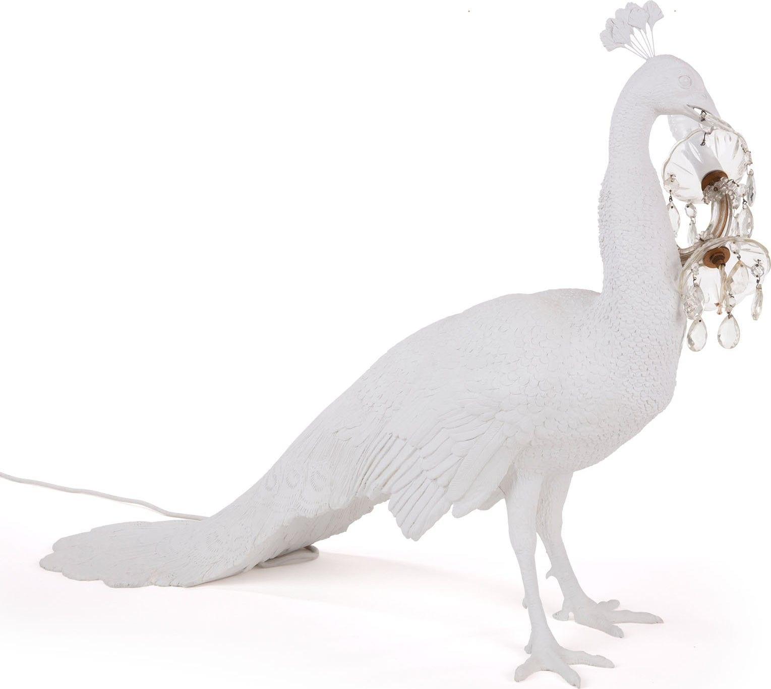 Lampa dekoracyjna PEACOCK biały Seletti Eye on Design