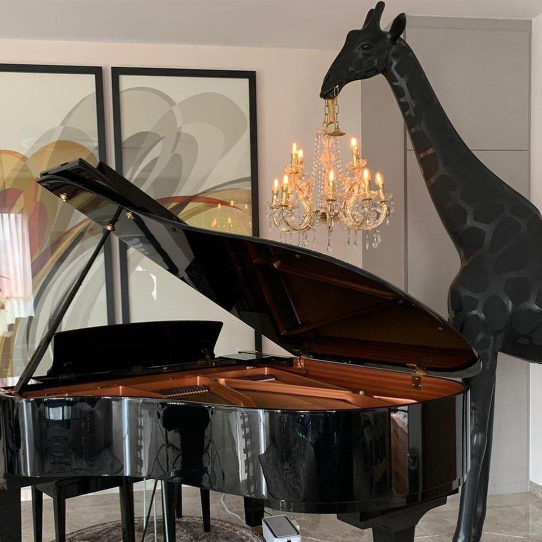 Lampa GIRAFFE IN LOVE M czarna Qeeboo Eye on Design