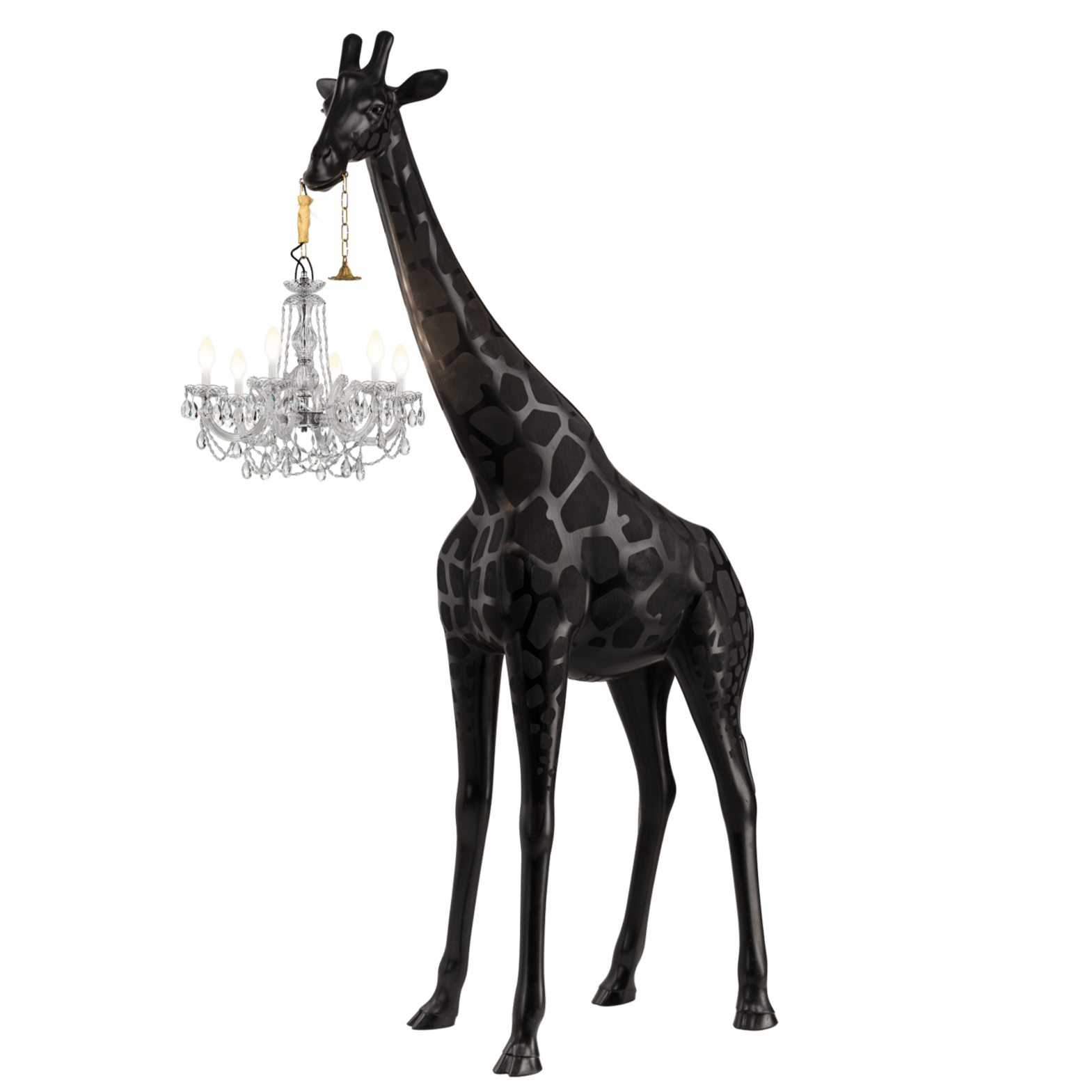 Lampa GIRAFFE IN LOVE M czarna Qeeboo Eye on Design