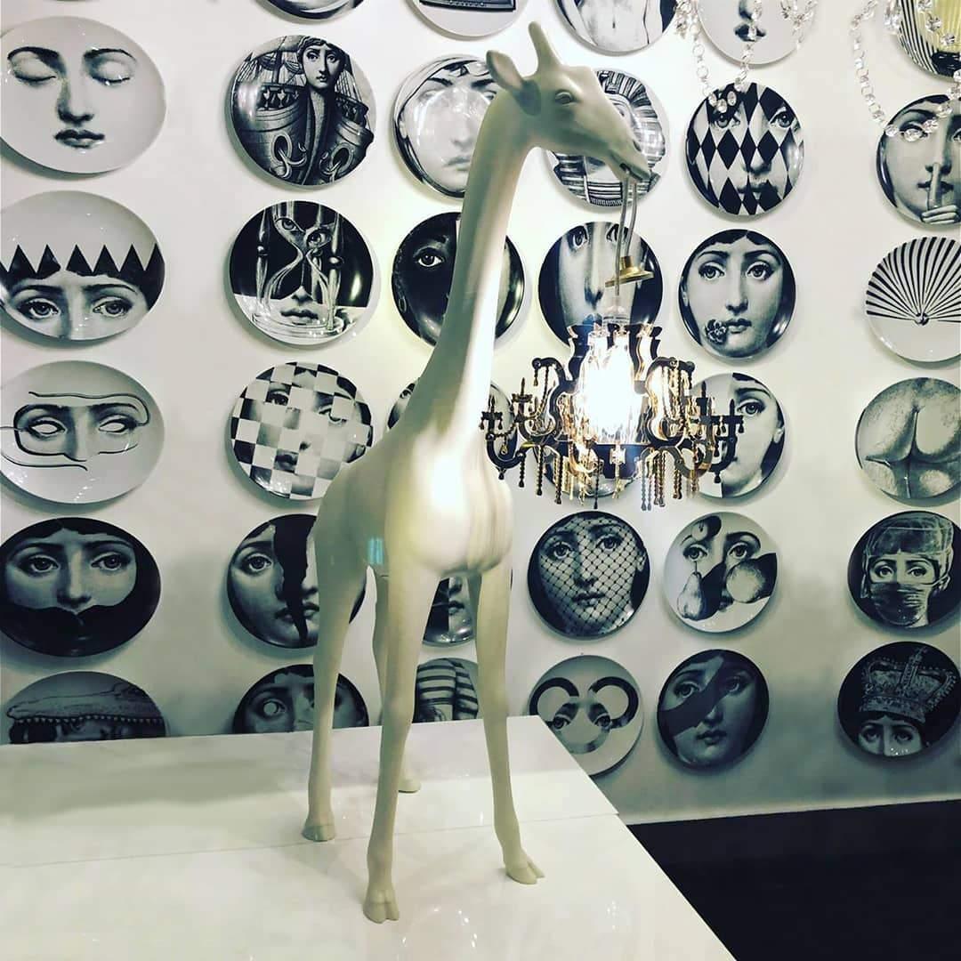 Lampa GIRAFFE IN LOVE XS biała Qeeboo Eye on Design