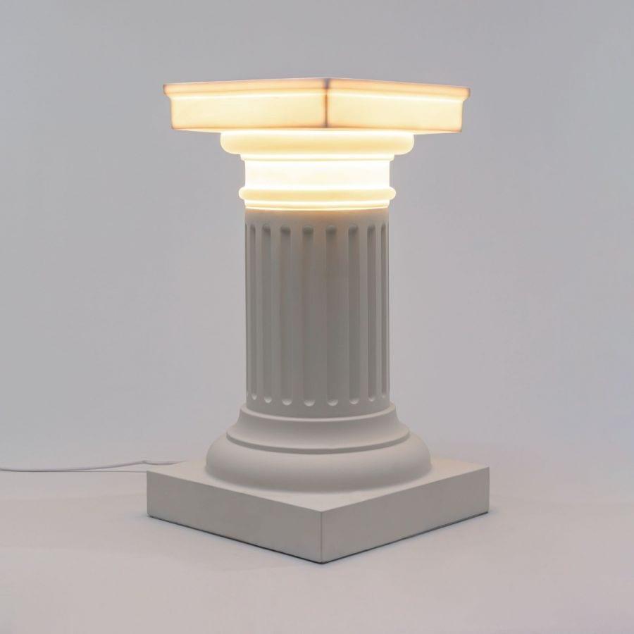 Lampa i stolik LAS VEGAS biały Seletti Eye on Design