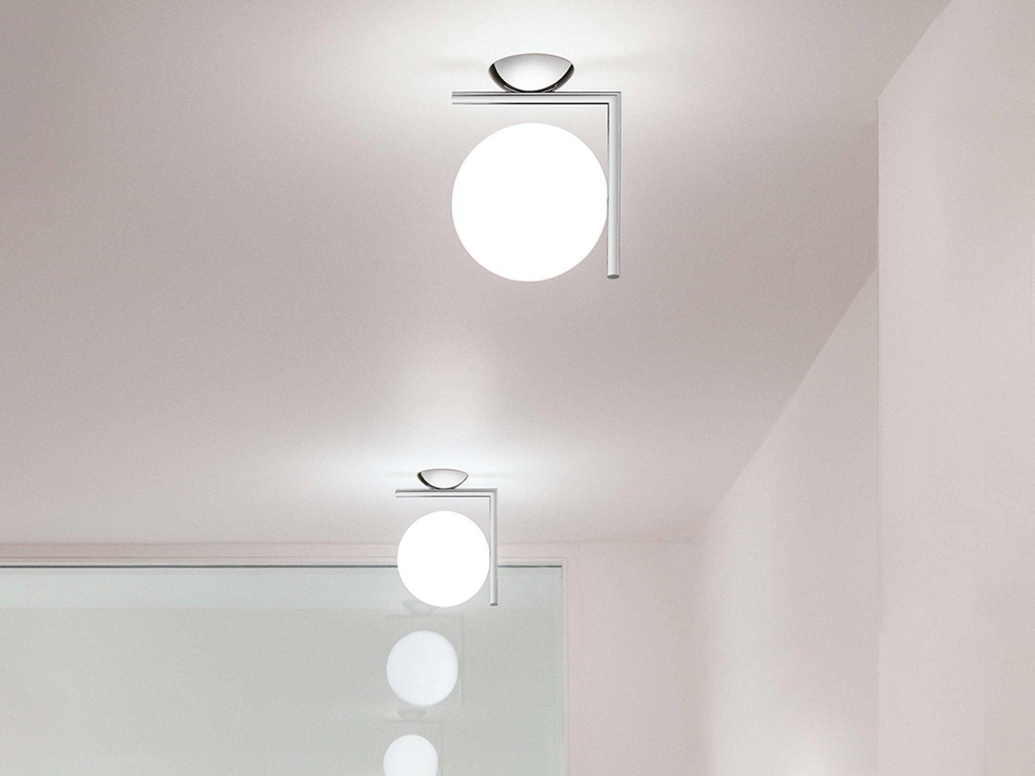 Lampa IC LIGHTS chromowany – szkło