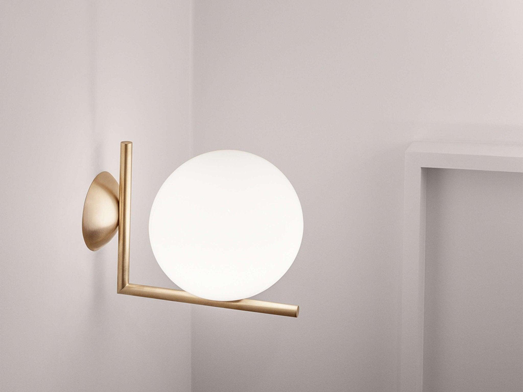 Lampa IC LIGHTS mosiężny Flos Eye on Design