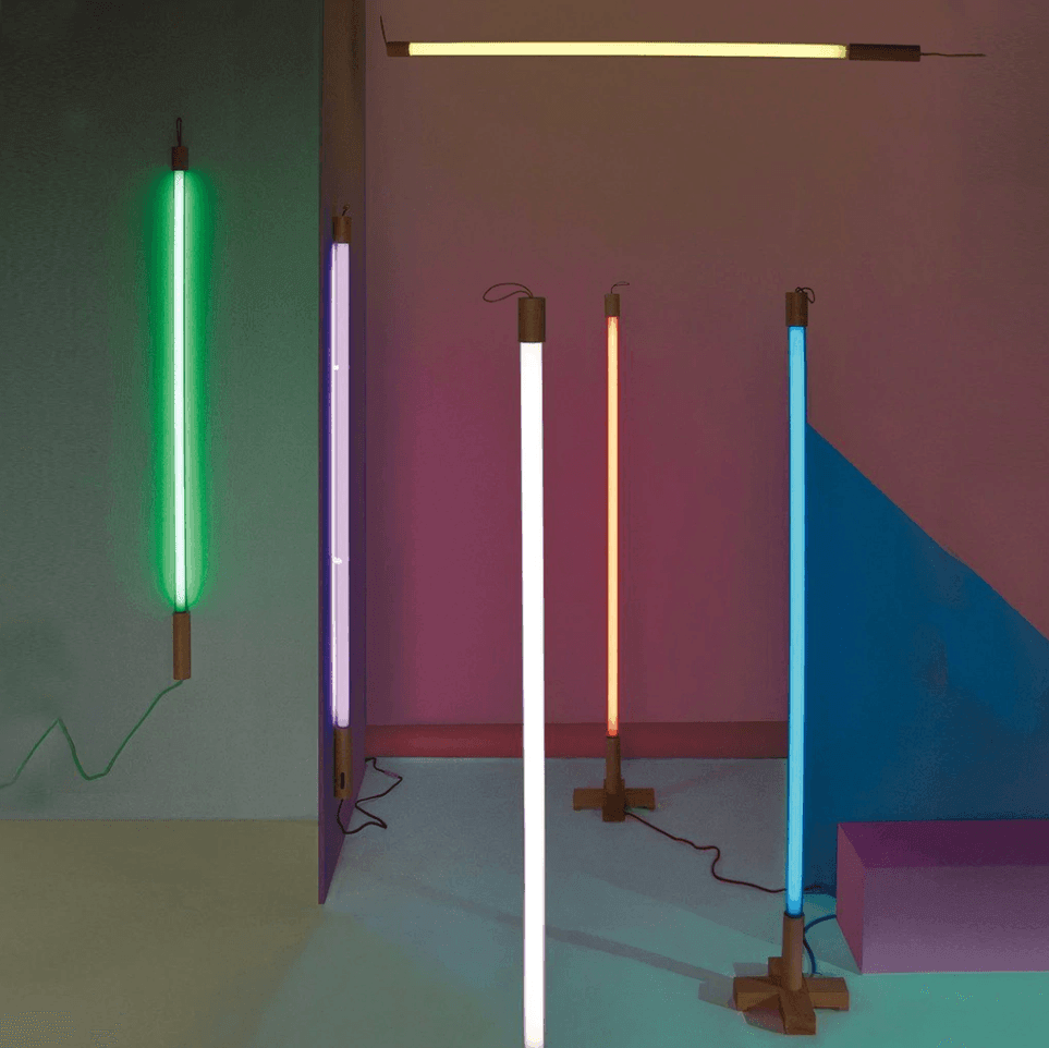 Lampa LED LINEA czerwony Seletti Eye on Design