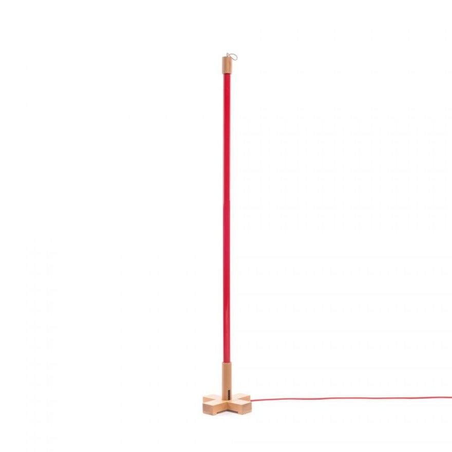 Lampa LED LINEA czerwony Seletti Eye on Design