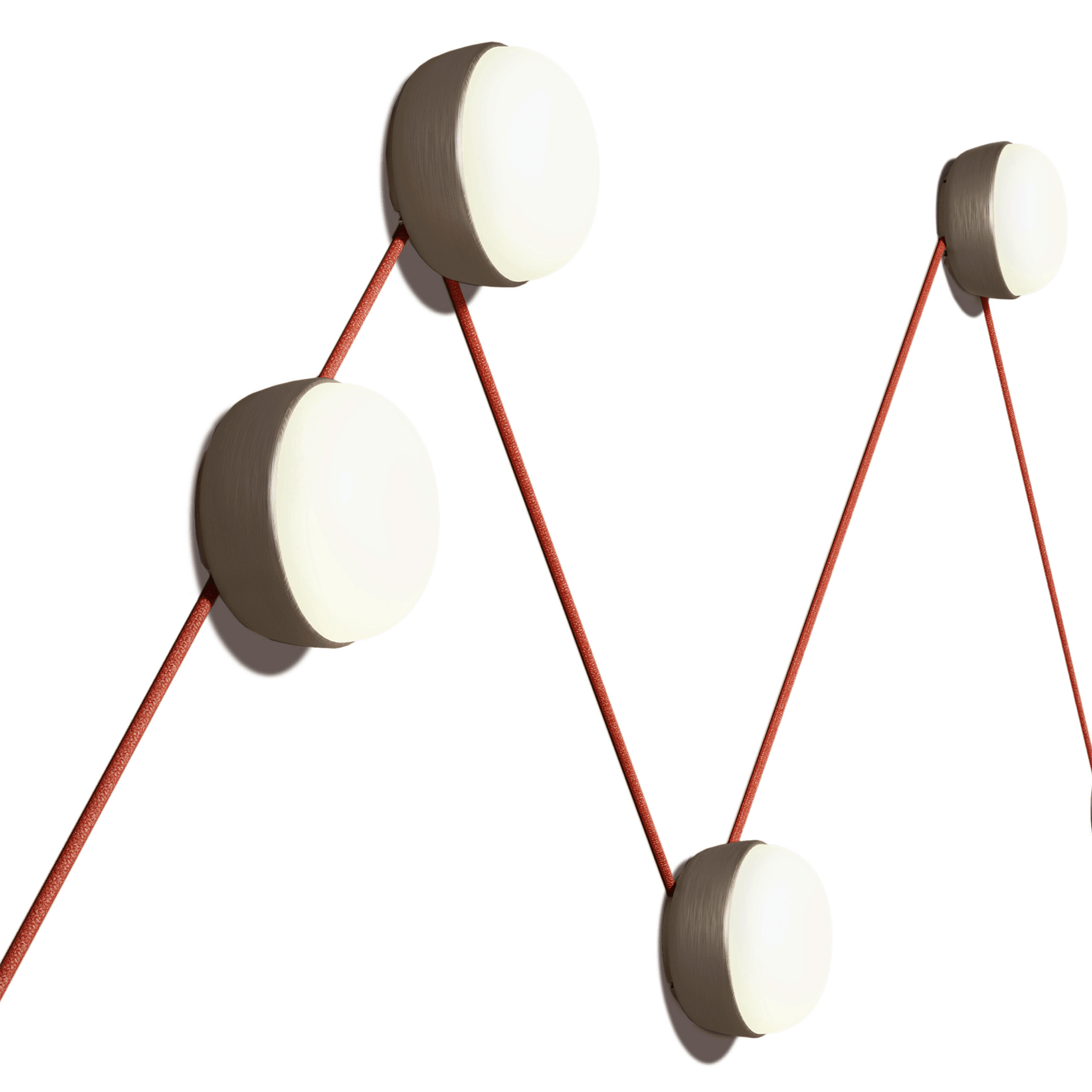 Lampa modułowa KIKI CONNECT szczotkowany brąz Contardi Eye on Design