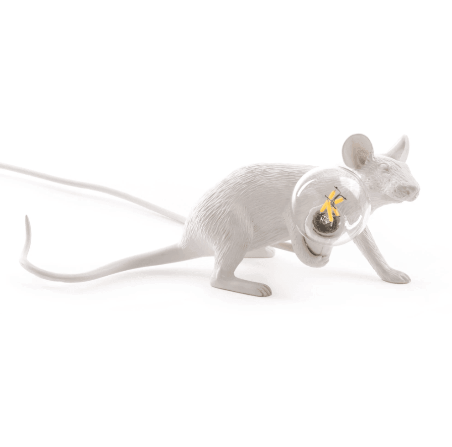 Lampa MOUSE LOP biały Seletti Eye on Design