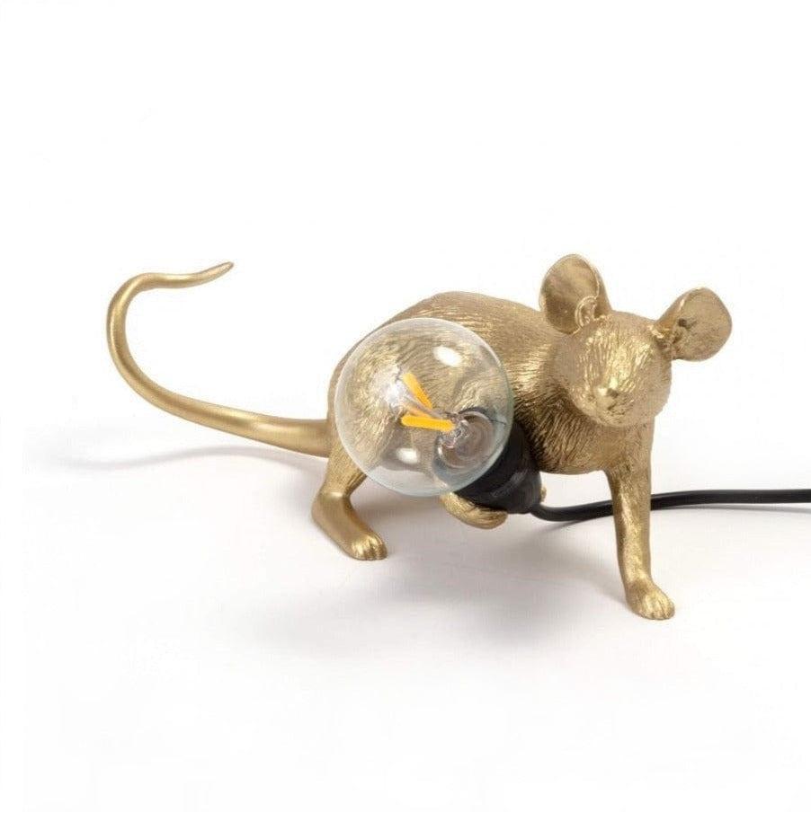 Lampa MOUSE LOP złoty Seletti Eye on Design