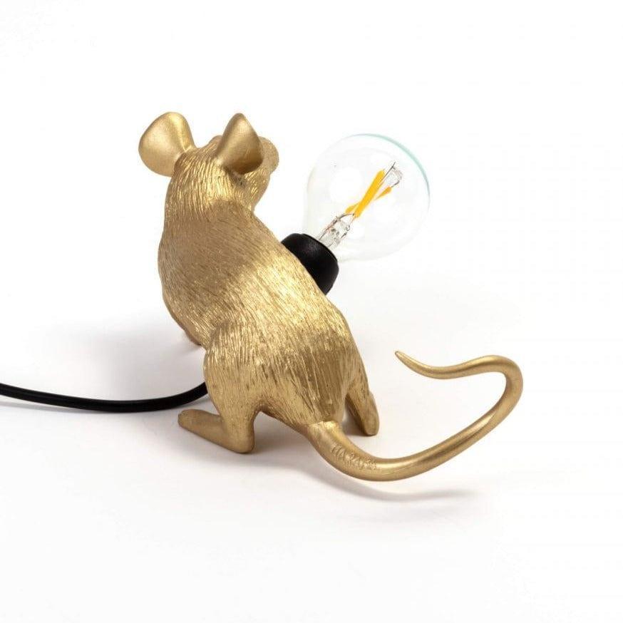 Lampa MOUSE LOP złoty Seletti Eye on Design