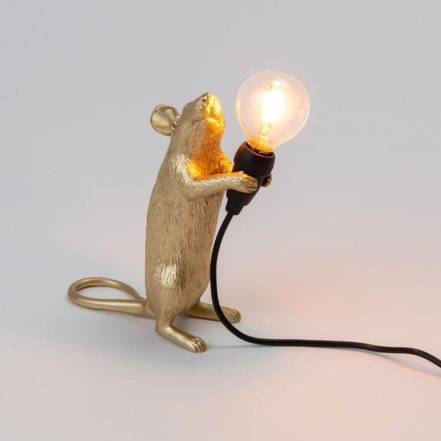 Lampa MOUSE STEP złoty Seletti Eye on Design