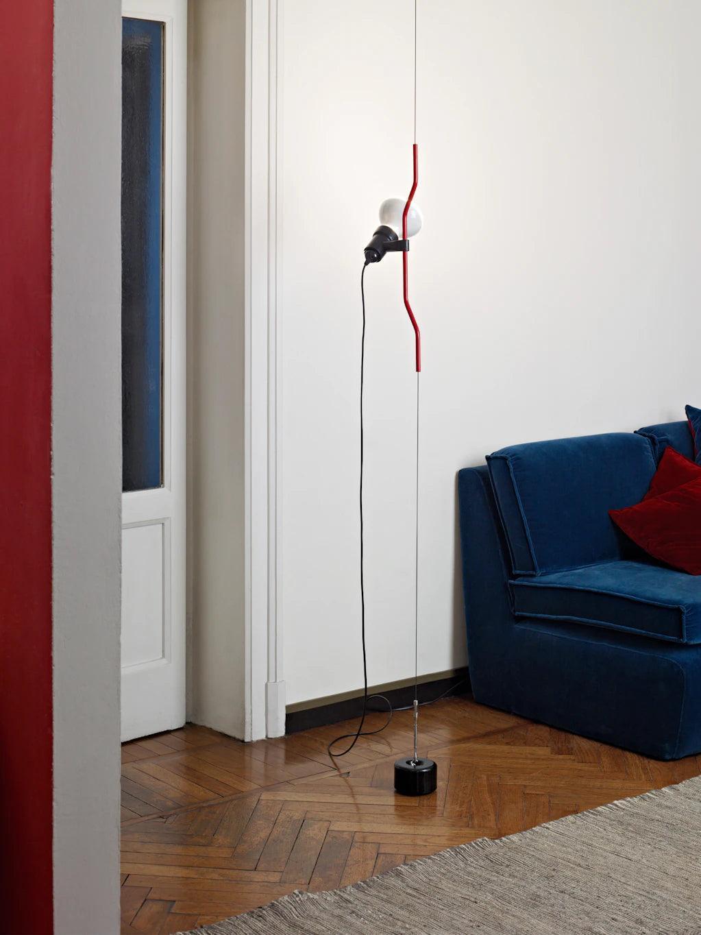 Lampa PARENTESI czerwony Flos Eye on Design