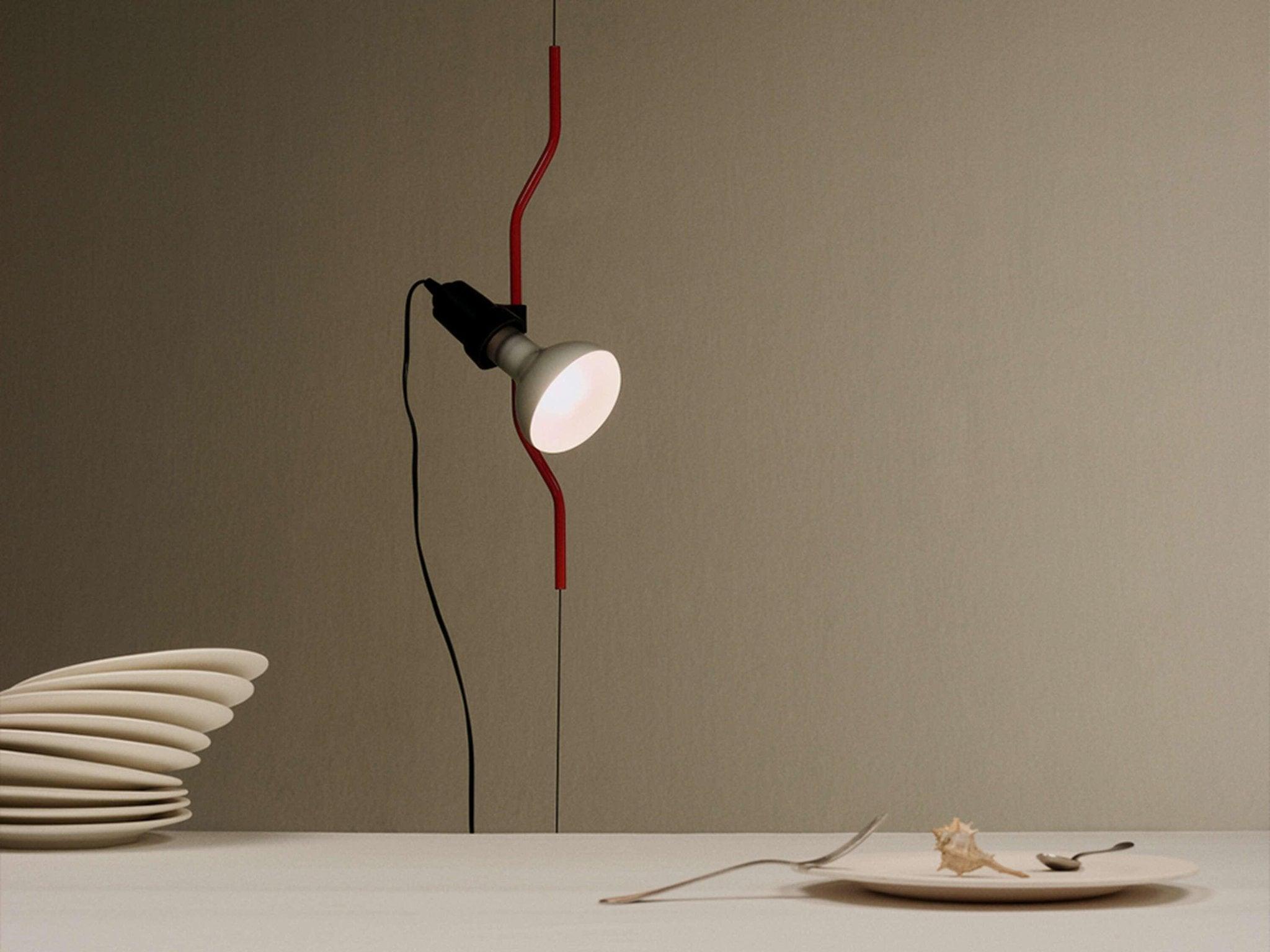 Lampa PARENTESI czerwony Flos Eye on Design