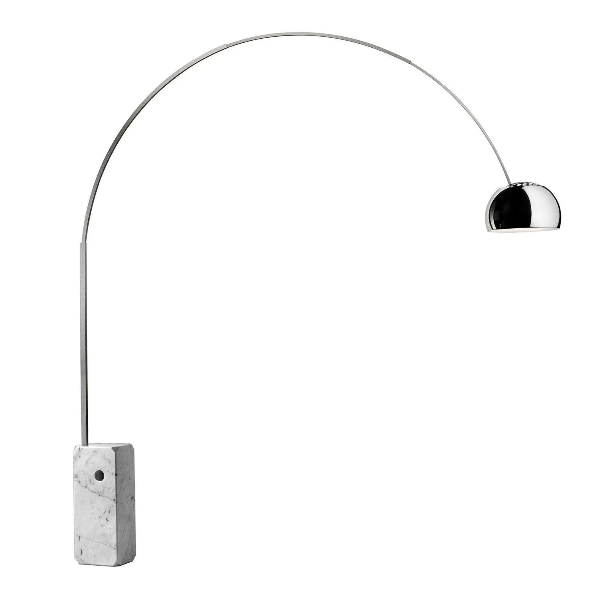 Lampa podłogowa łukowa ARCO marmur – Flos