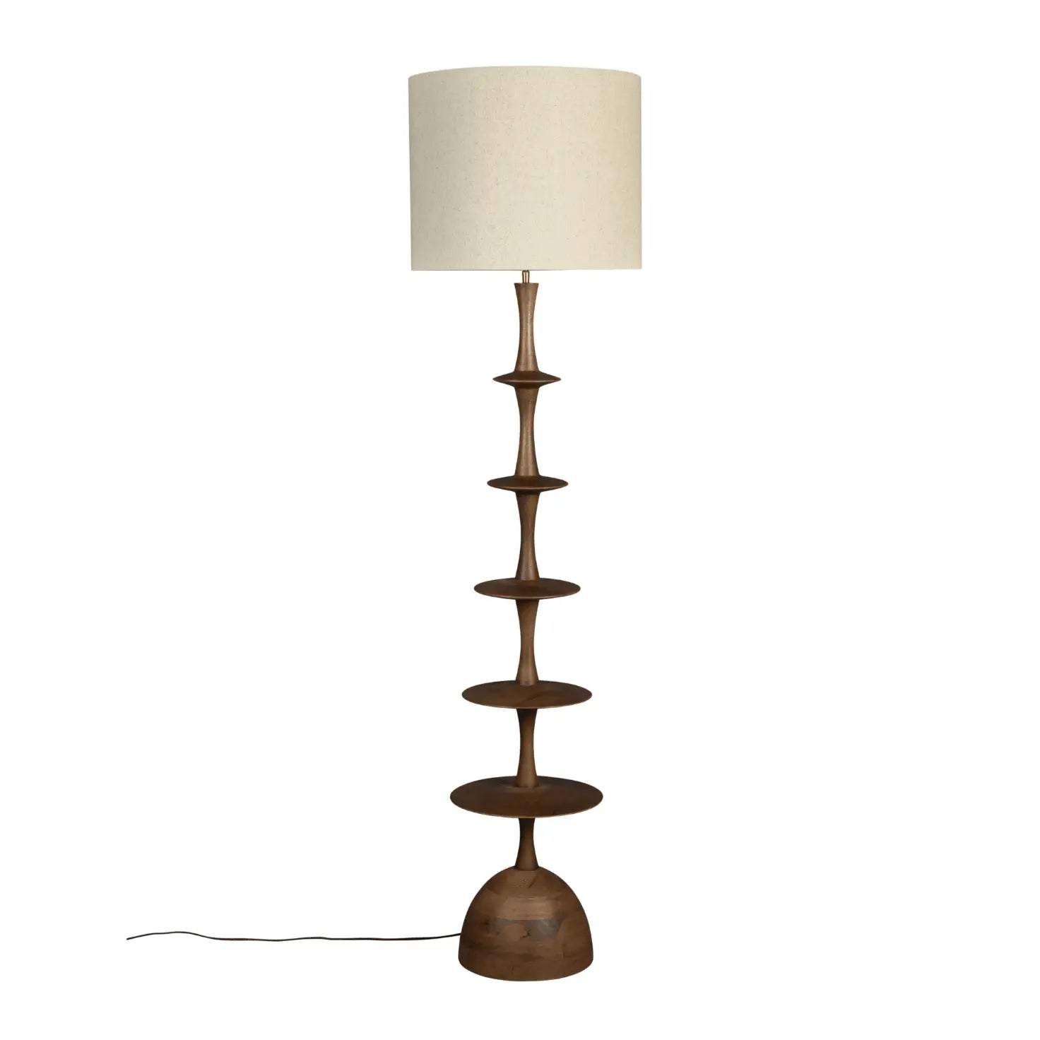 Lampa podłogowa CATH drewno mango – Dutchbone