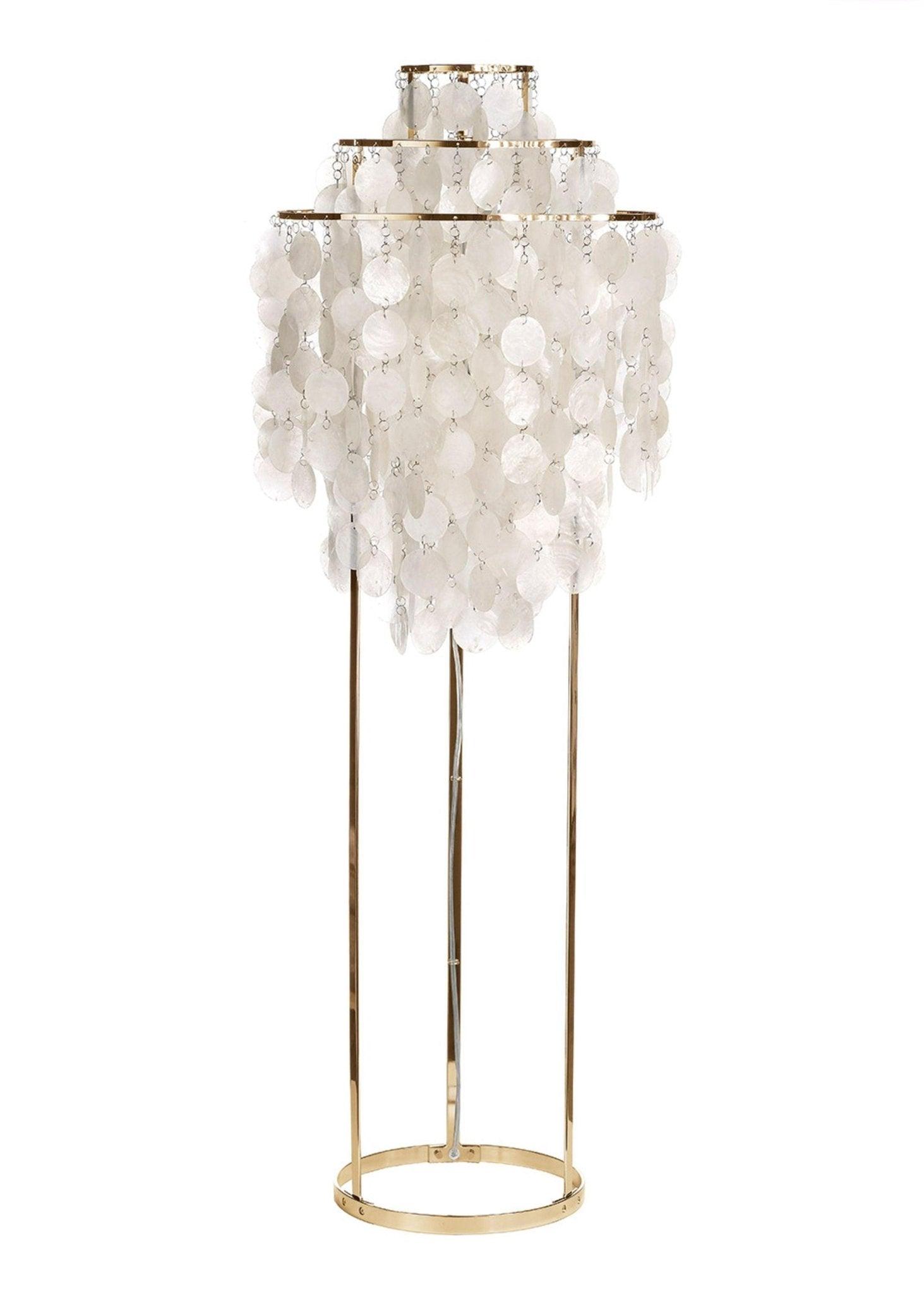 Lampa podłogowa FUN 1 STM z mosiężną podstawą Verpan Eye on Design