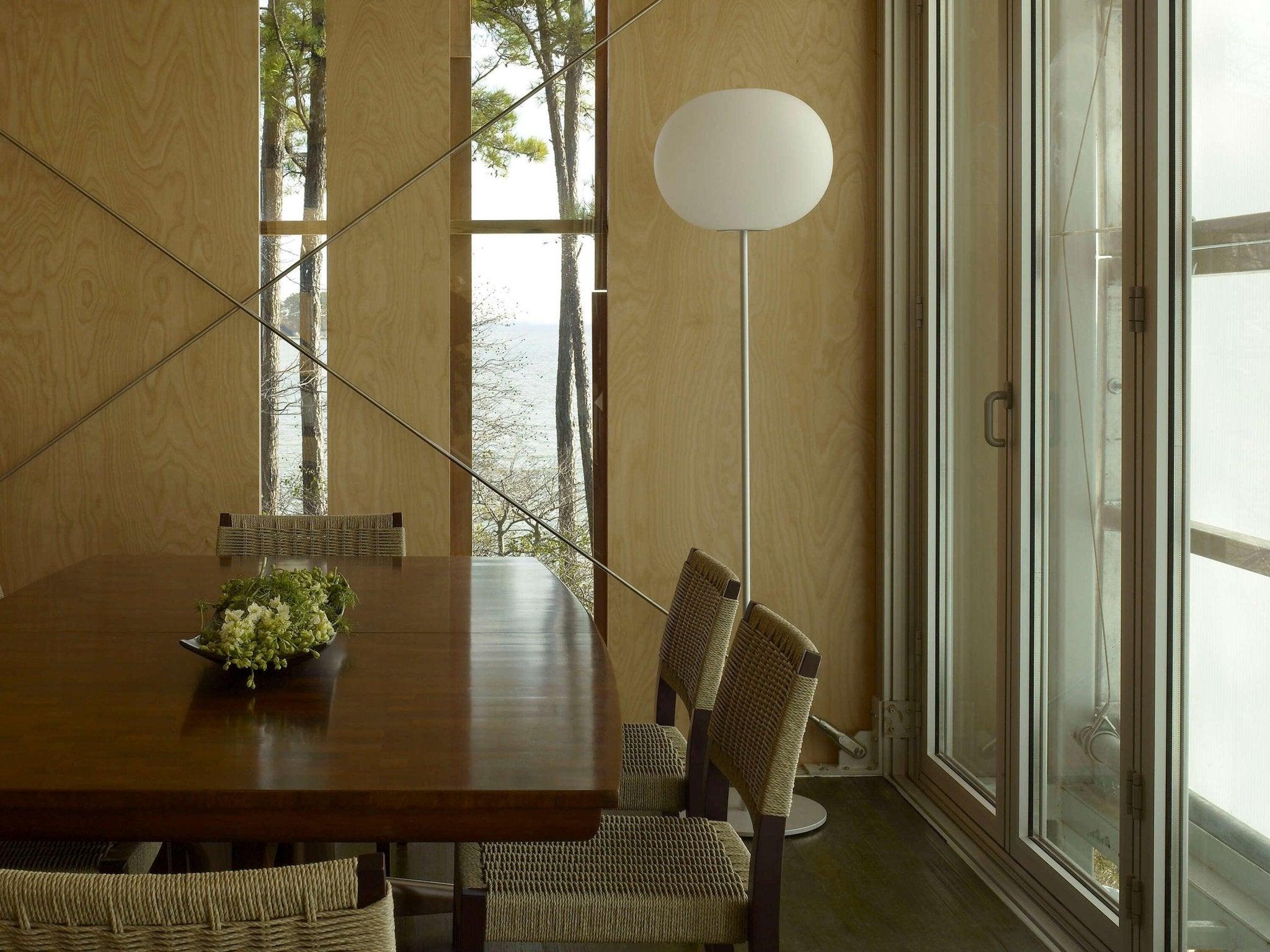 Lampa podłogowa GLO-BALL srebrny Flos Eye on Design